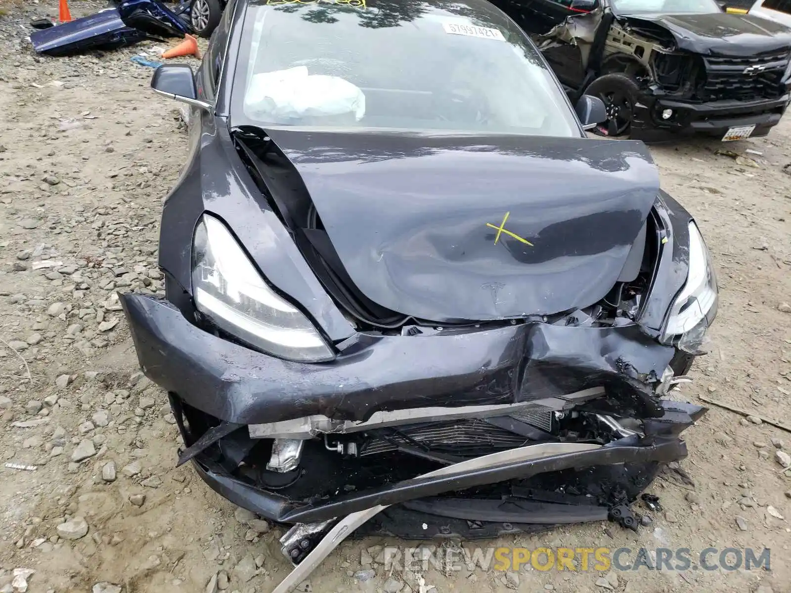 9 Photograph of a damaged car 5YJ3E1EB7LF787467 TESLA MODEL 3 2020