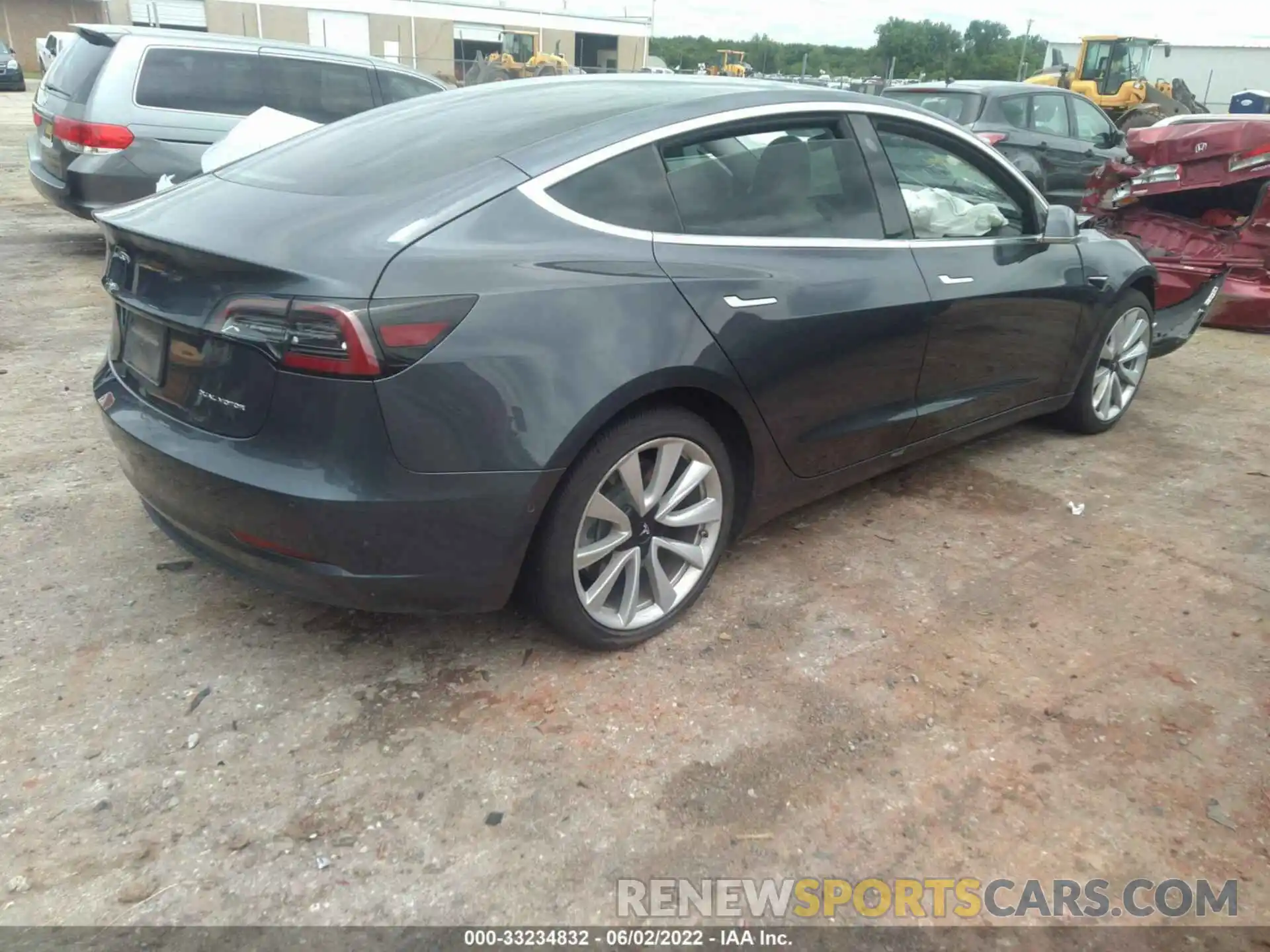 4 Photograph of a damaged car 5YJ3E1EB7LF787937 TESLA MODEL 3 2020