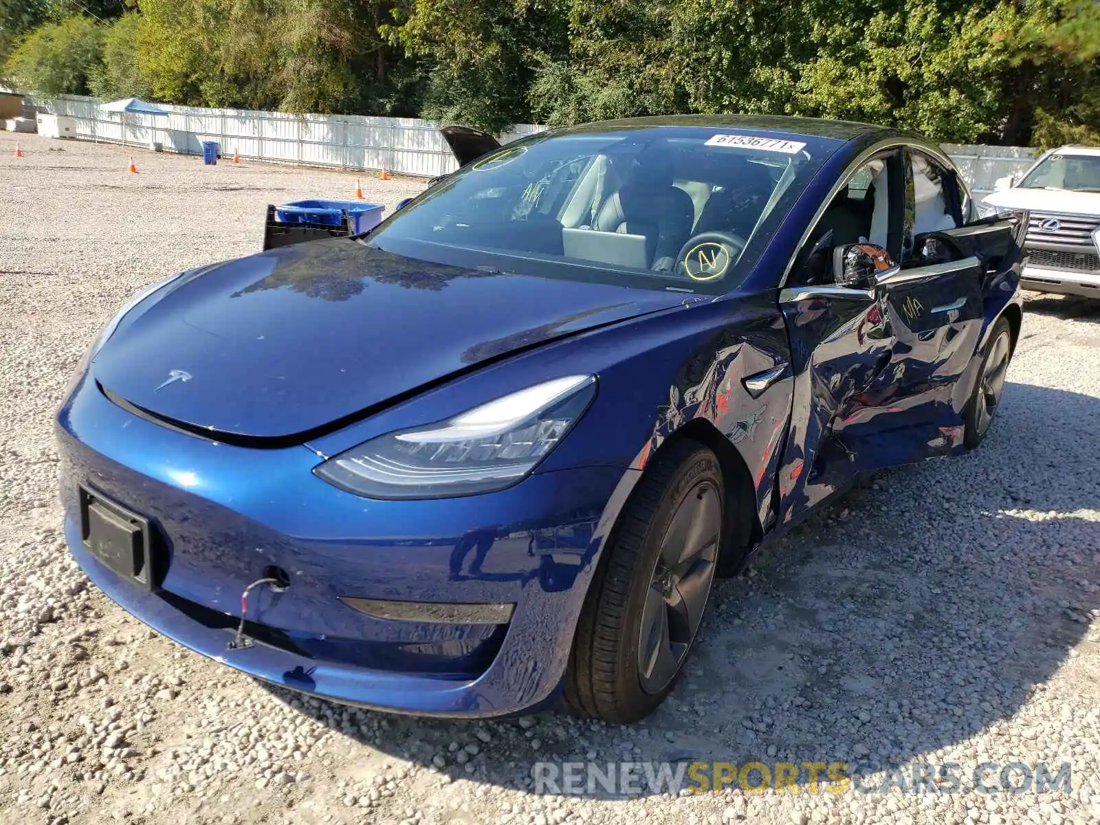 2 Фотография поврежденного автомобиля 5YJ3E1EB7LF790501 TESLA MODEL 3 2020