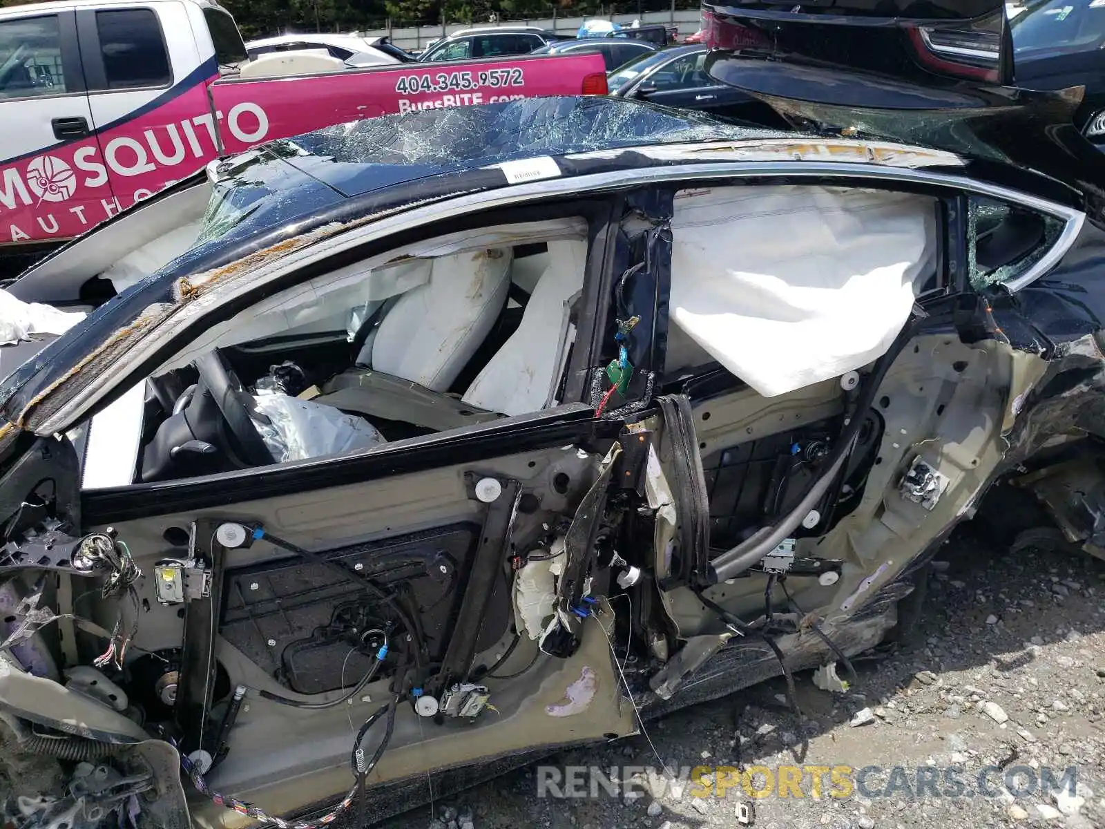 9 Photograph of a damaged car 5YJ3E1EB7LF795942 TESLA MODEL 3 2020