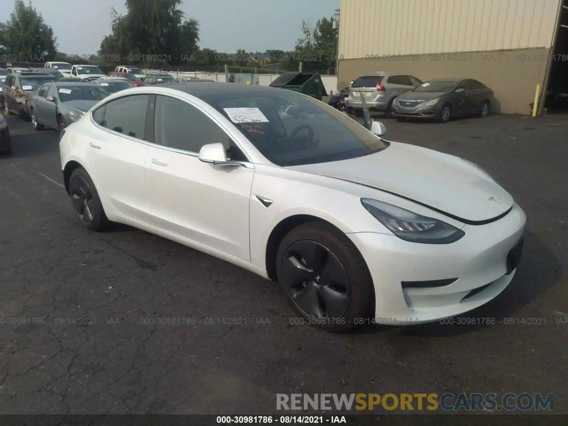 1 Фотография поврежденного автомобиля 5YJ3E1EB7LF801061 TESLA MODEL 3 2020