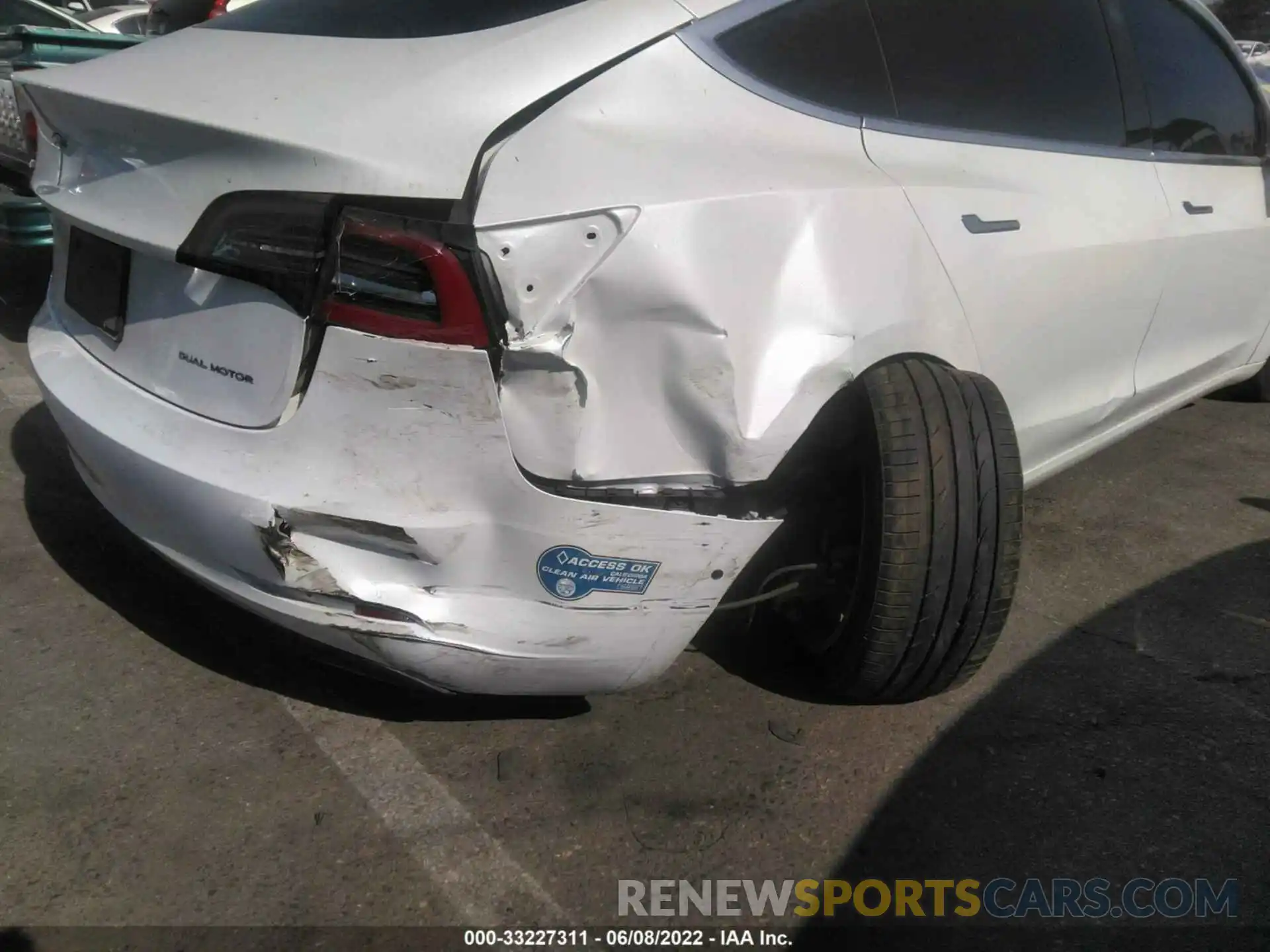 6 Photograph of a damaged car 5YJ3E1EB7LF801996 TESLA MODEL 3 2020