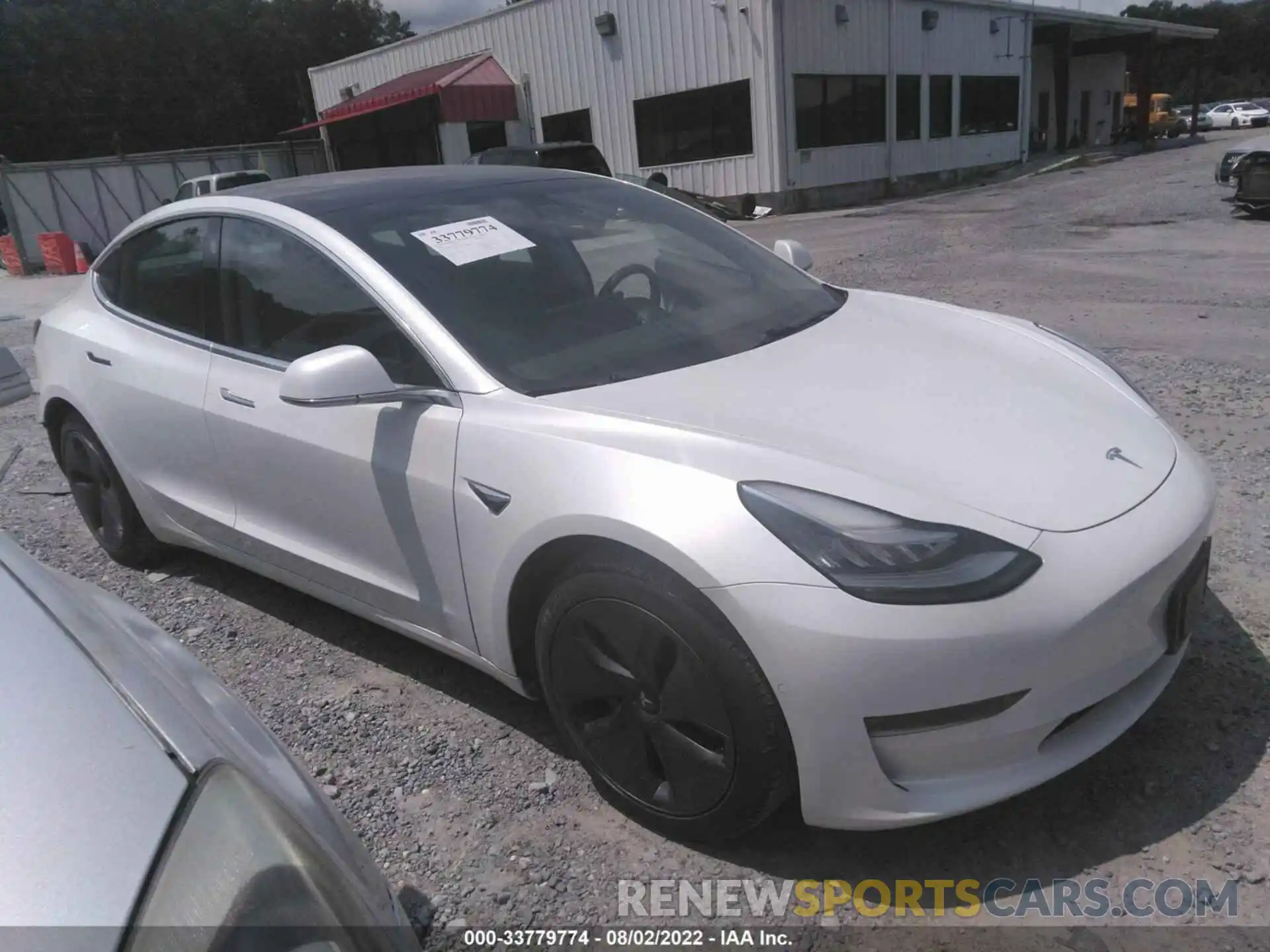 1 Photograph of a damaged car 5YJ3E1EB8LF617974 TESLA MODEL 3 2020