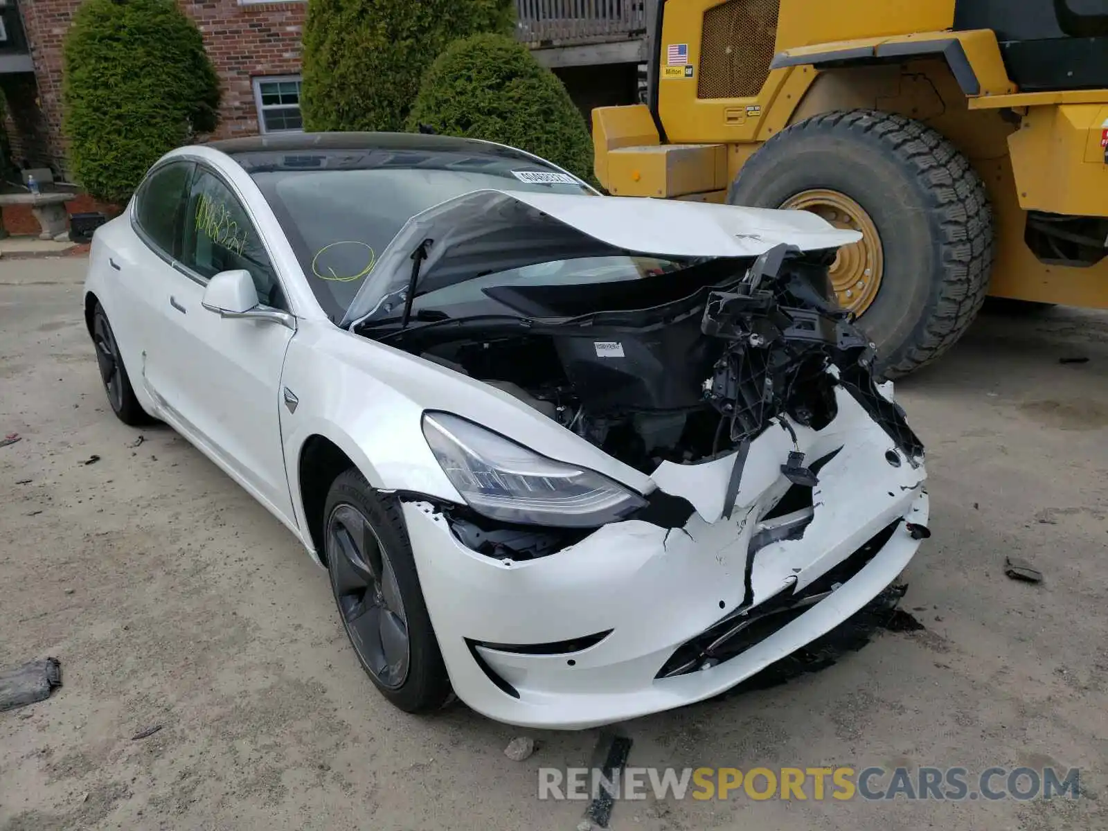 1 Photograph of a damaged car 5YJ3E1EB8LF618624 TESLA MODEL 3 2020