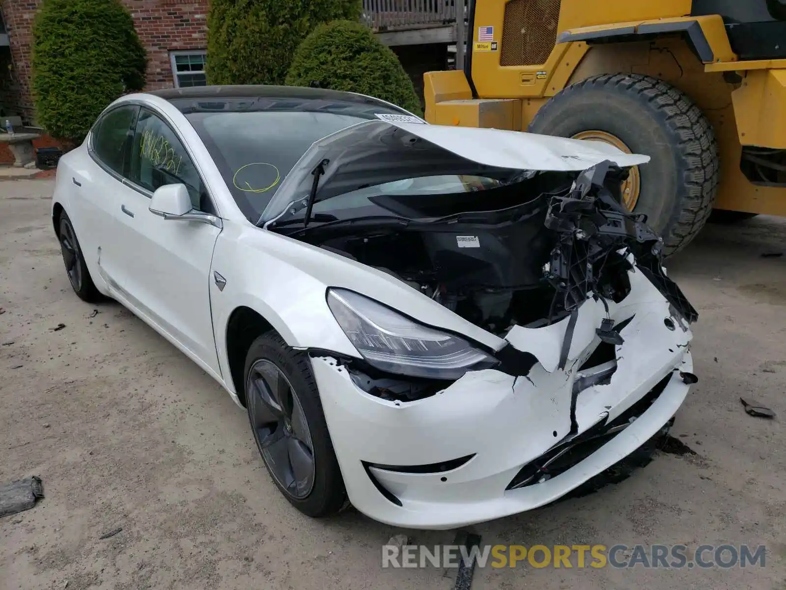 9 Photograph of a damaged car 5YJ3E1EB8LF618624 TESLA MODEL 3 2020