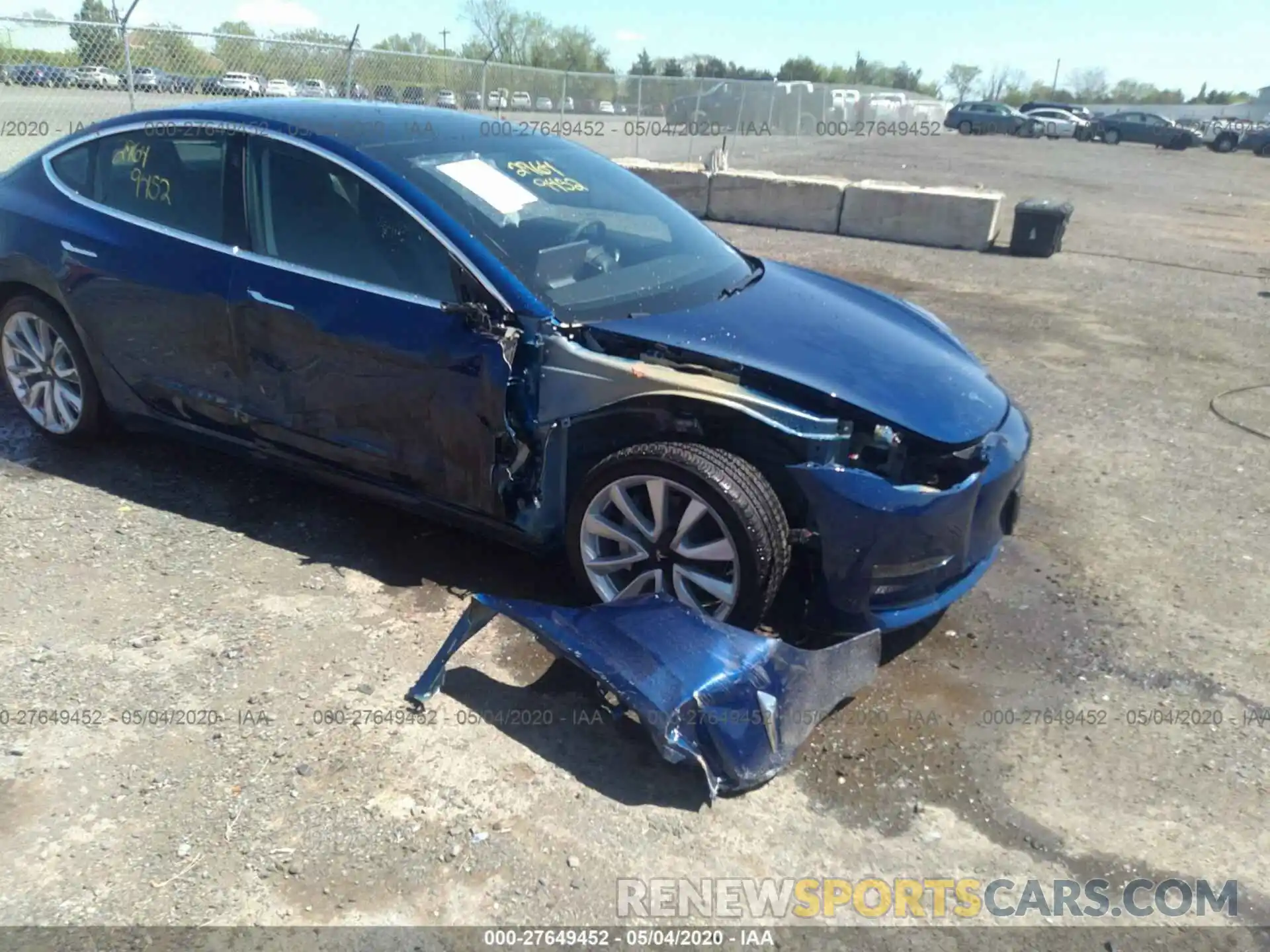 6 Photograph of a damaged car 5YJ3E1EB8LF620566 TESLA MODEL 3 2020