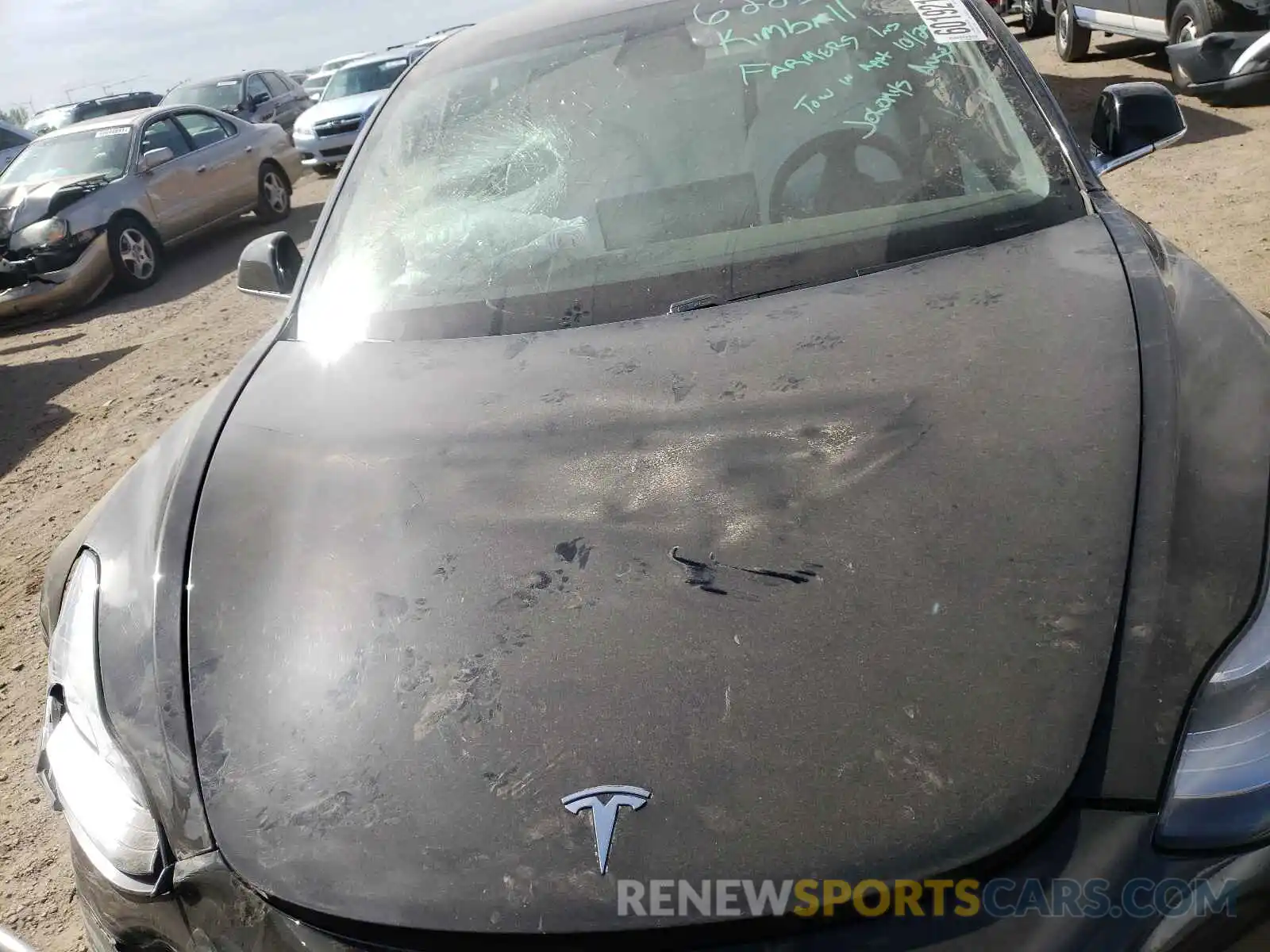 7 Photograph of a damaged car 5YJ3E1EB8LF622317 TESLA MODEL 3 2020