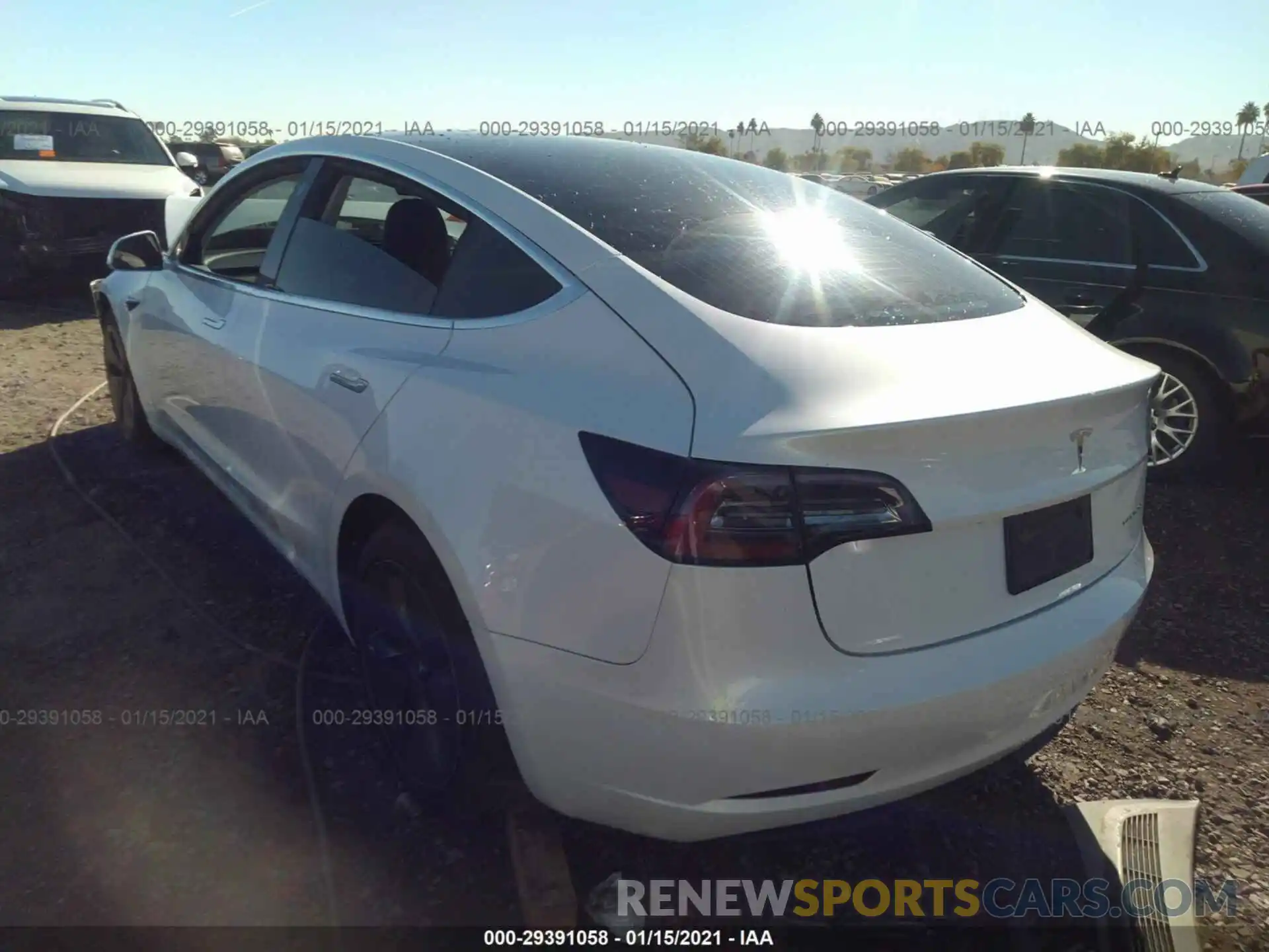 3 Photograph of a damaged car 5YJ3E1EB8LF637741 TESLA MODEL 3 2020