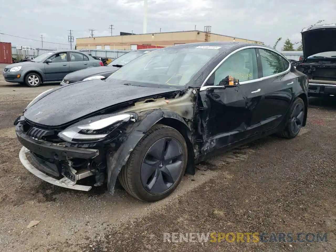 9 Photograph of a damaged car 5YJ3E1EB8LF643409 TESLA MODEL 3 2020