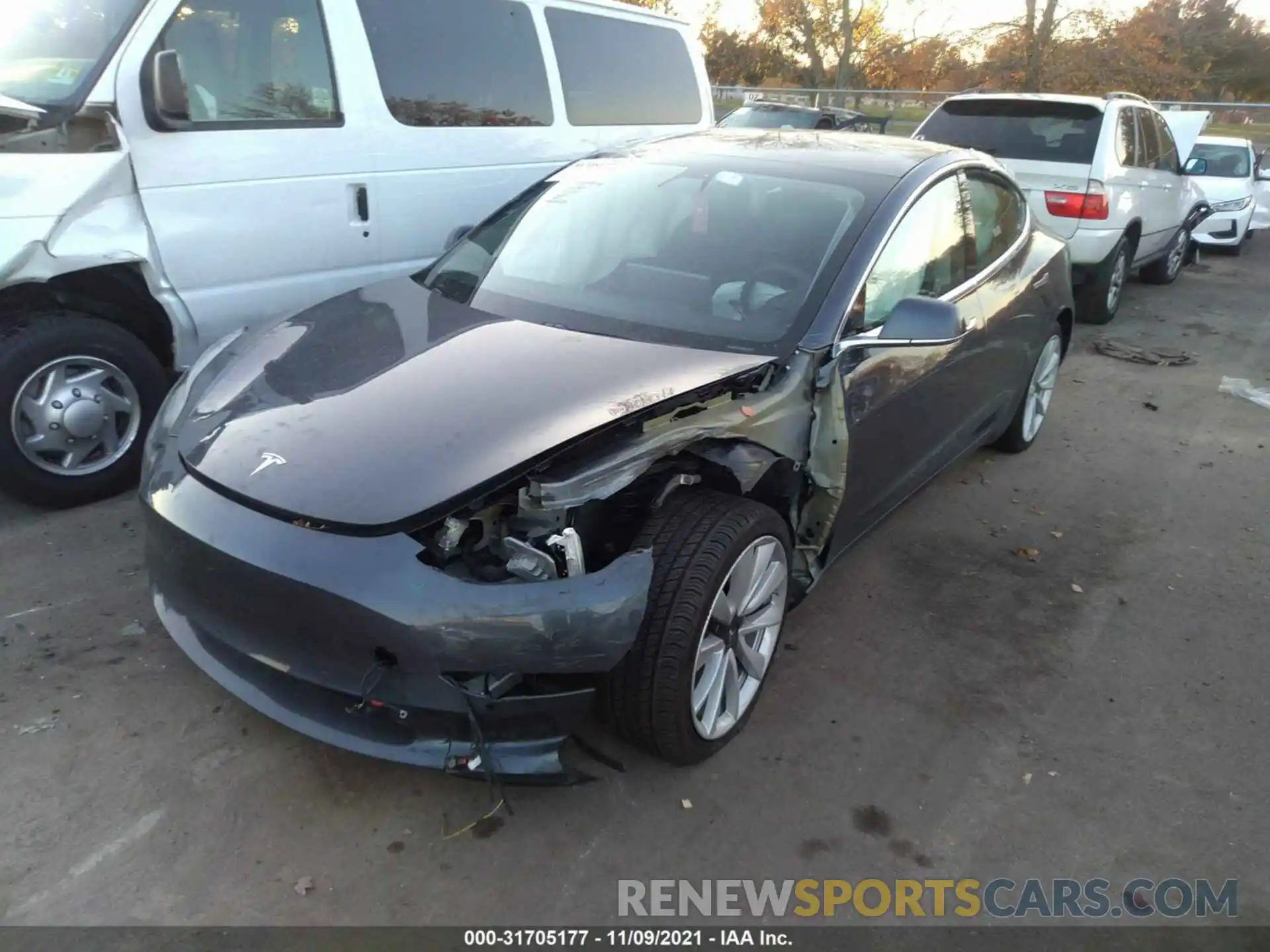 6 Photograph of a damaged car 5YJ3E1EB8LF646407 TESLA MODEL 3 2020