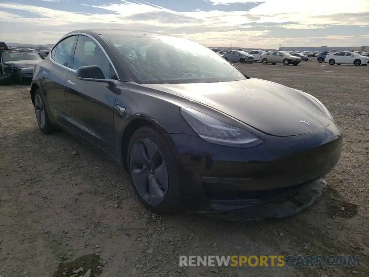 1 Photograph of a damaged car 5YJ3E1EB8LF649503 TESLA MODEL 3 2020