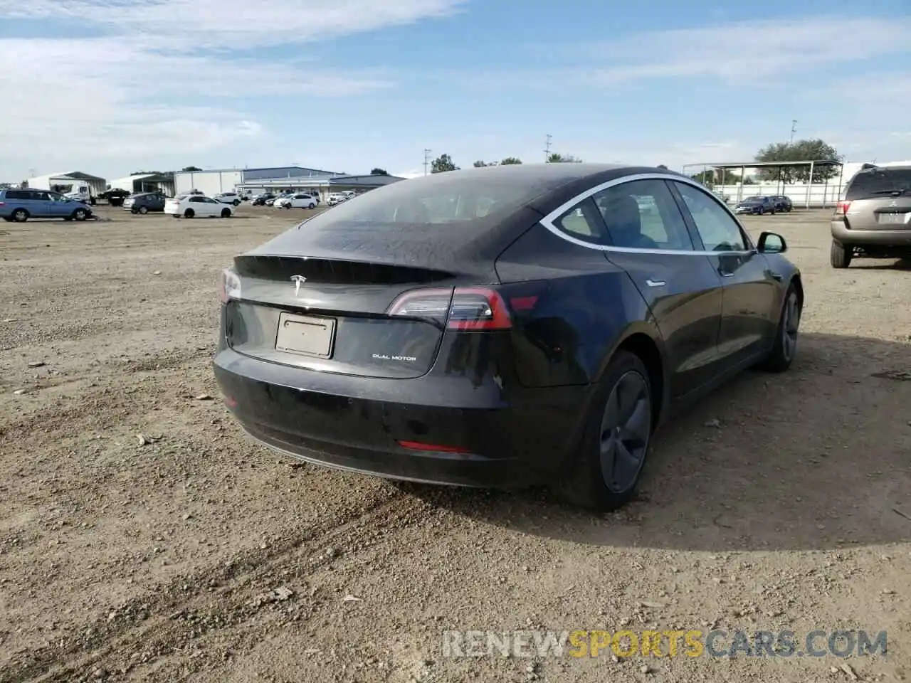 4 Photograph of a damaged car 5YJ3E1EB8LF649503 TESLA MODEL 3 2020