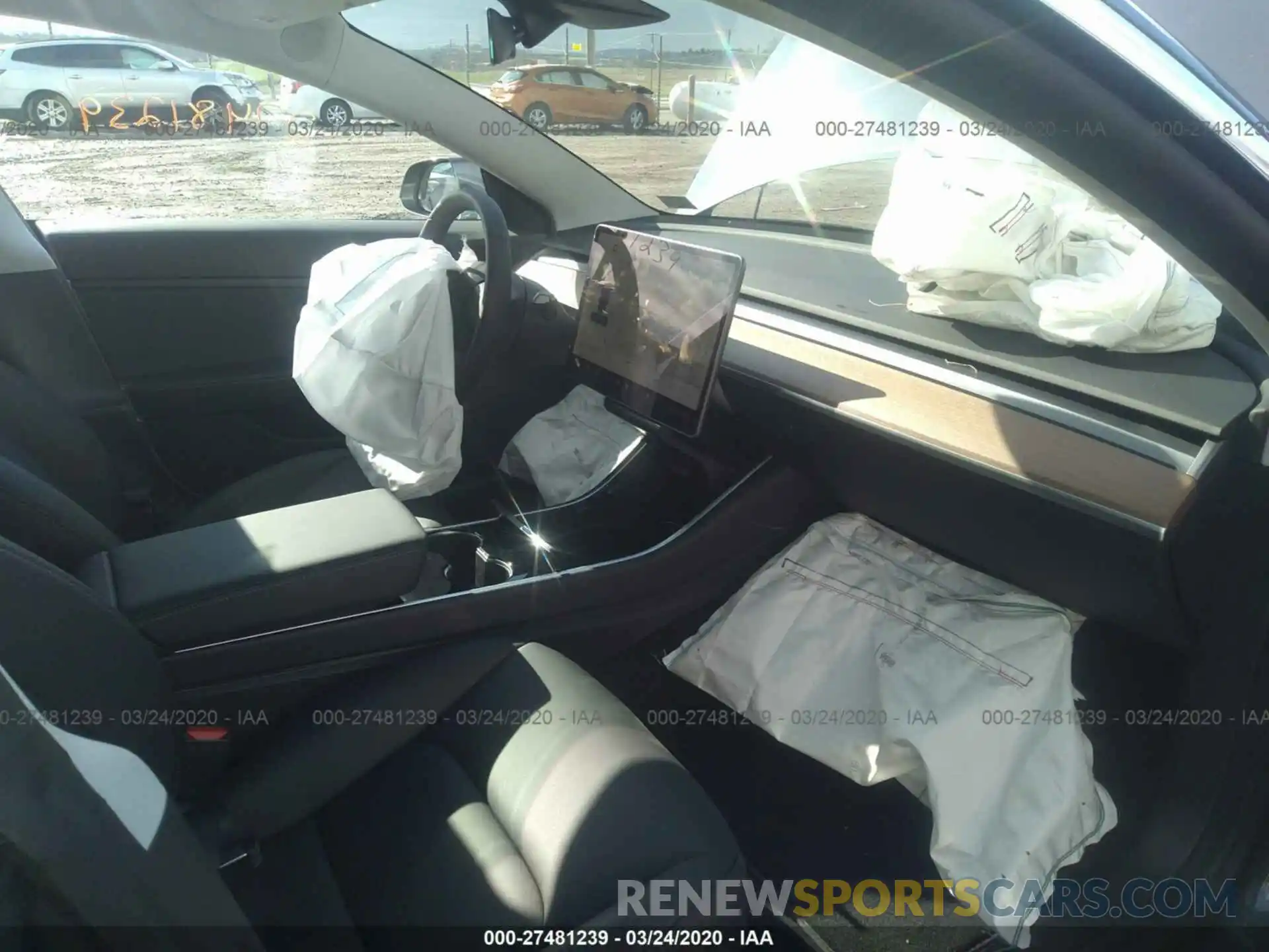 5 Photograph of a damaged car 5YJ3E1EB8LF663224 TESLA MODEL 3 2020