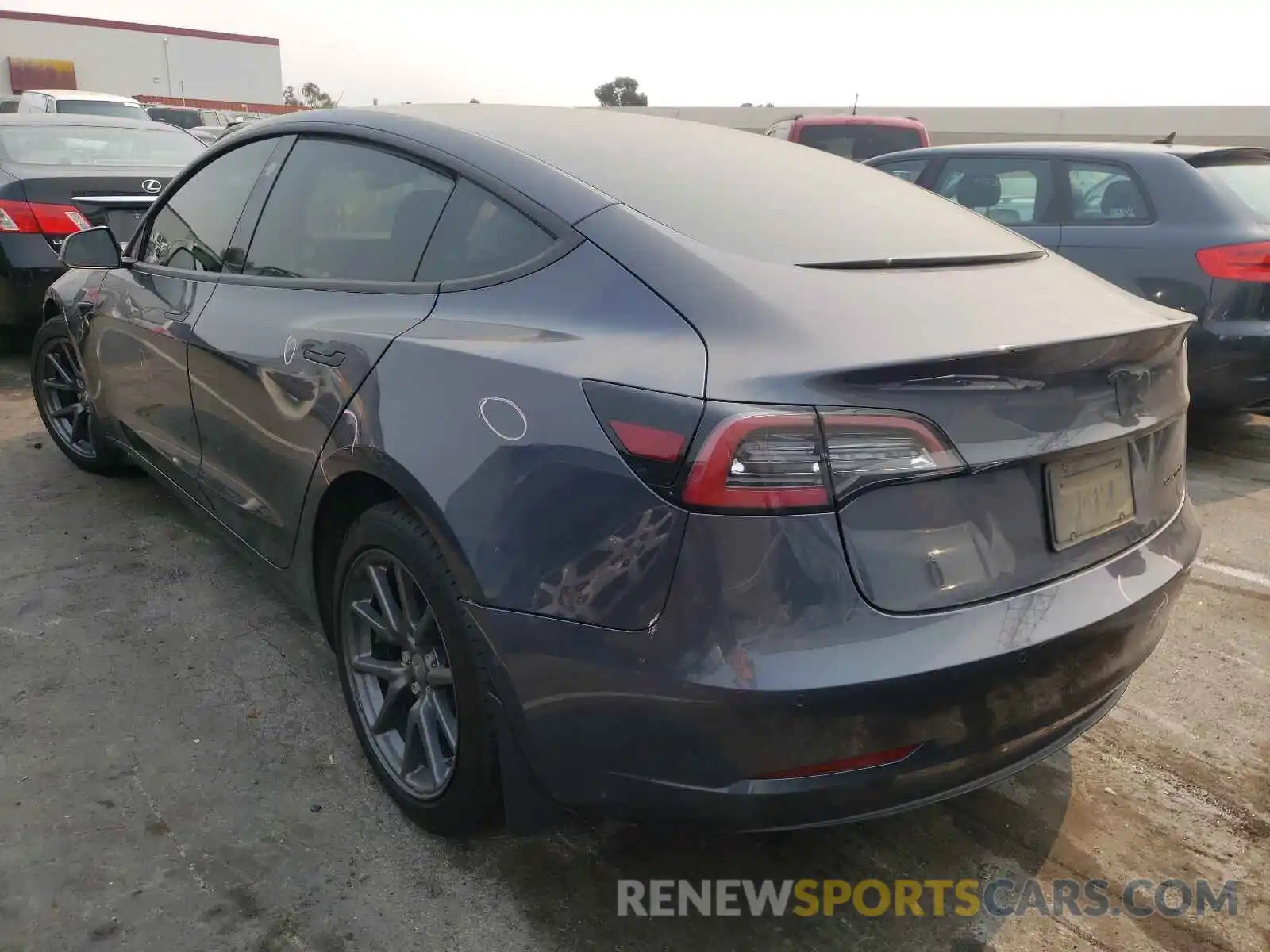 3 Photograph of a damaged car 5YJ3E1EB8LF664082 TESLA MODEL 3 2020