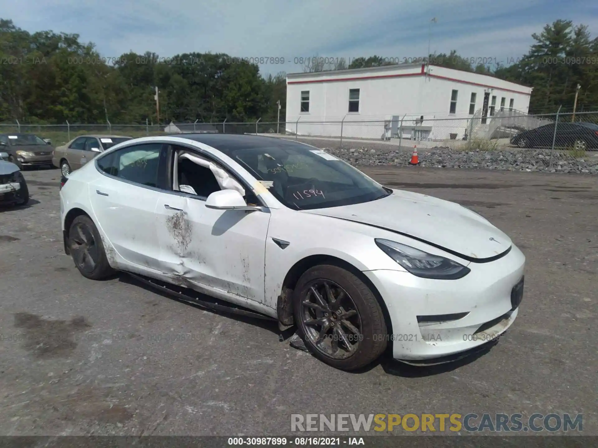 1 Фотография поврежденного автомобиля 5YJ3E1EB8LF664941 TESLA MODEL 3 2020