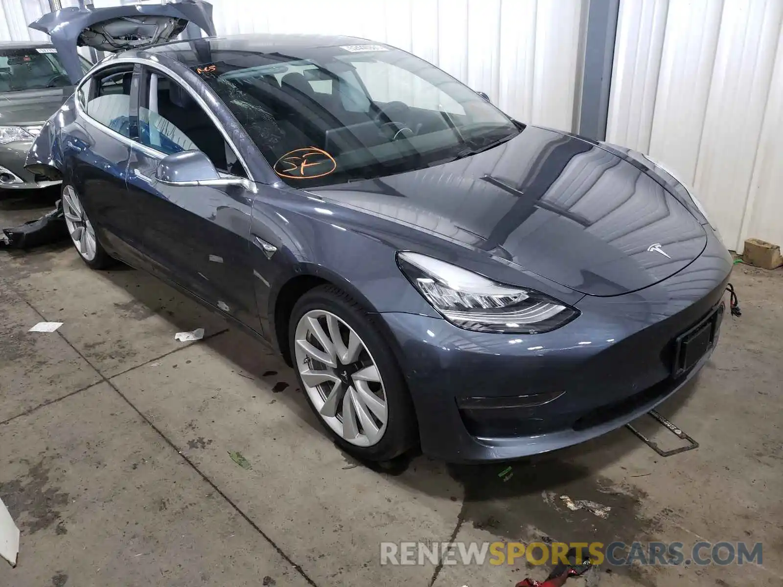 1 Photograph of a damaged car 5YJ3E1EB8LF666432 TESLA MODEL 3 2020