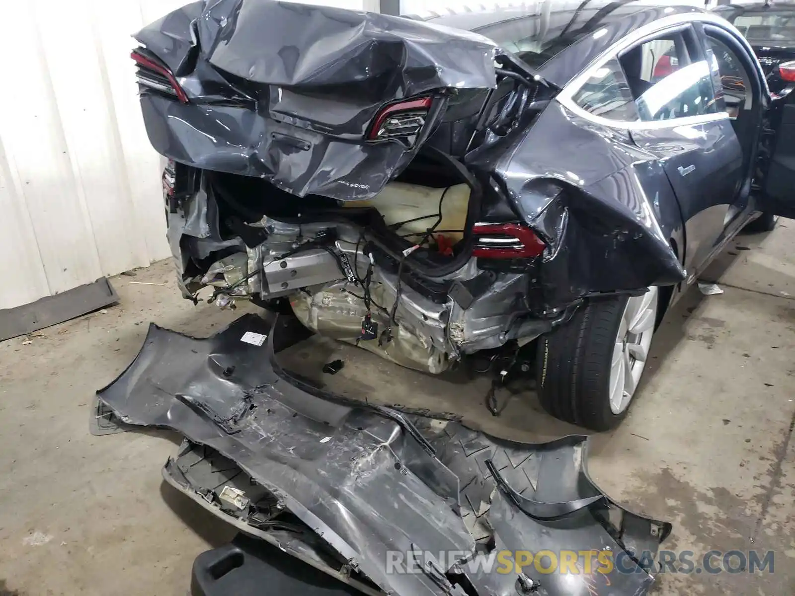 9 Photograph of a damaged car 5YJ3E1EB8LF666432 TESLA MODEL 3 2020