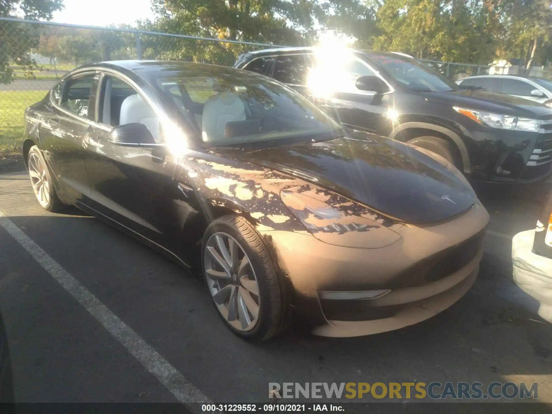 1 Photograph of a damaged car 5YJ3E1EB8LF668584 TESLA MODEL 3 2020