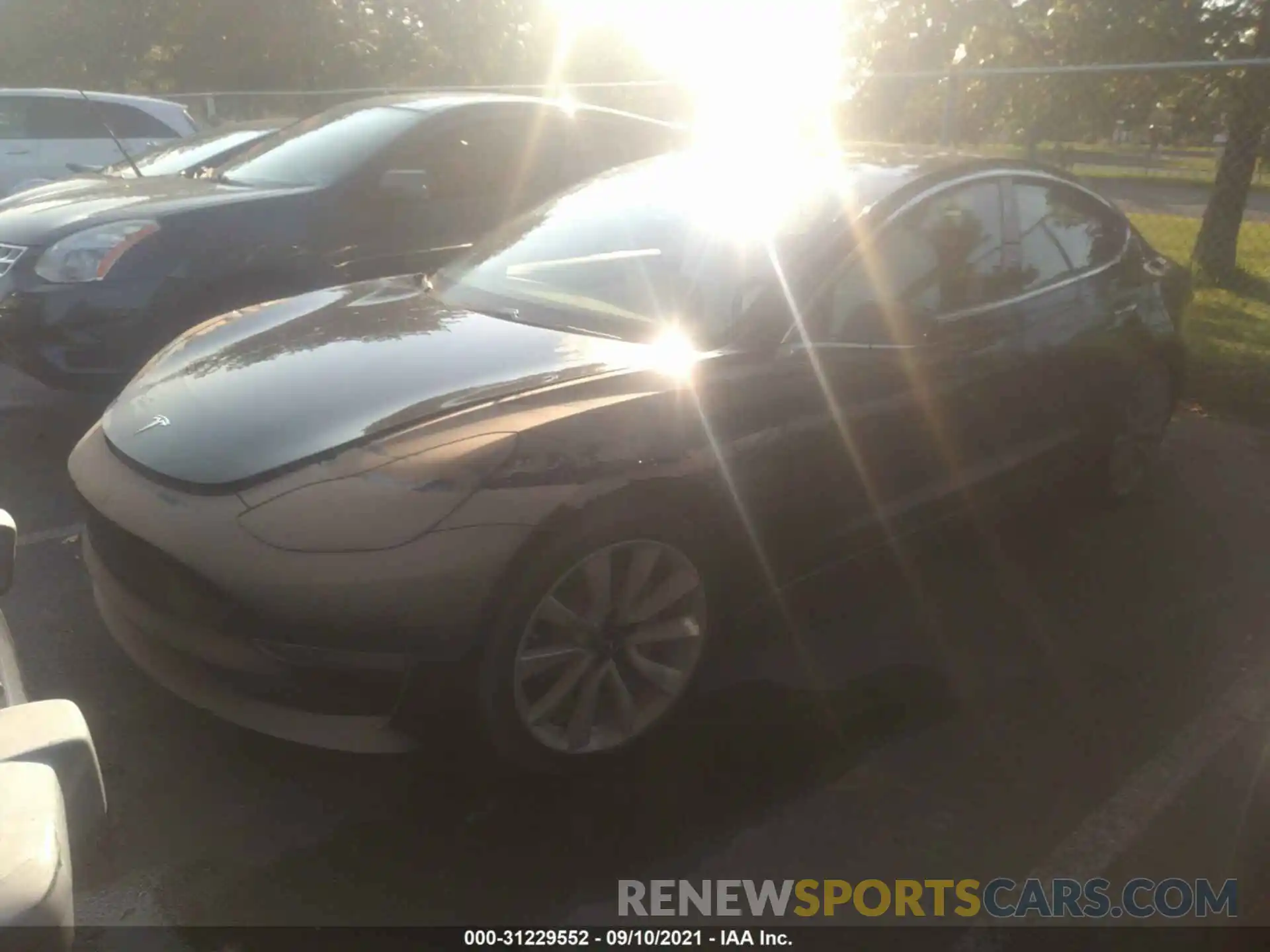 2 Photograph of a damaged car 5YJ3E1EB8LF668584 TESLA MODEL 3 2020