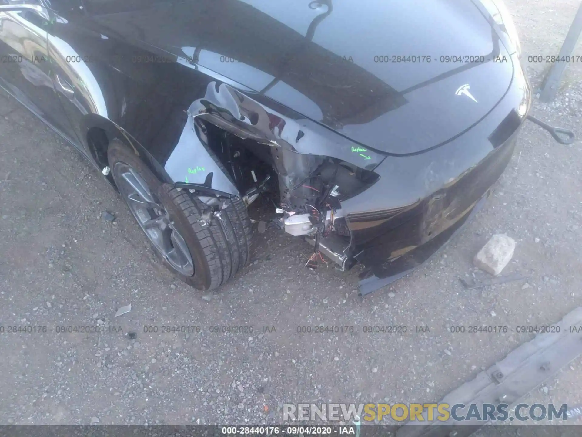 6 Фотография поврежденного автомобиля 5YJ3E1EB8LF710557 TESLA MODEL 3 2020
