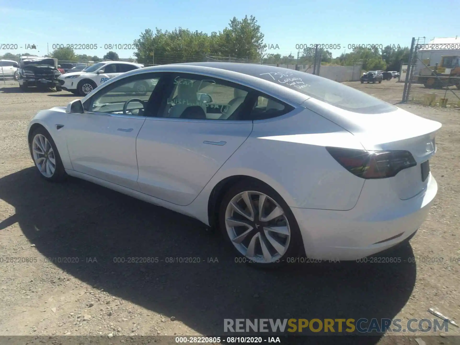 3 Photograph of a damaged car 5YJ3E1EB8LF719792 TESLA MODEL 3 2020