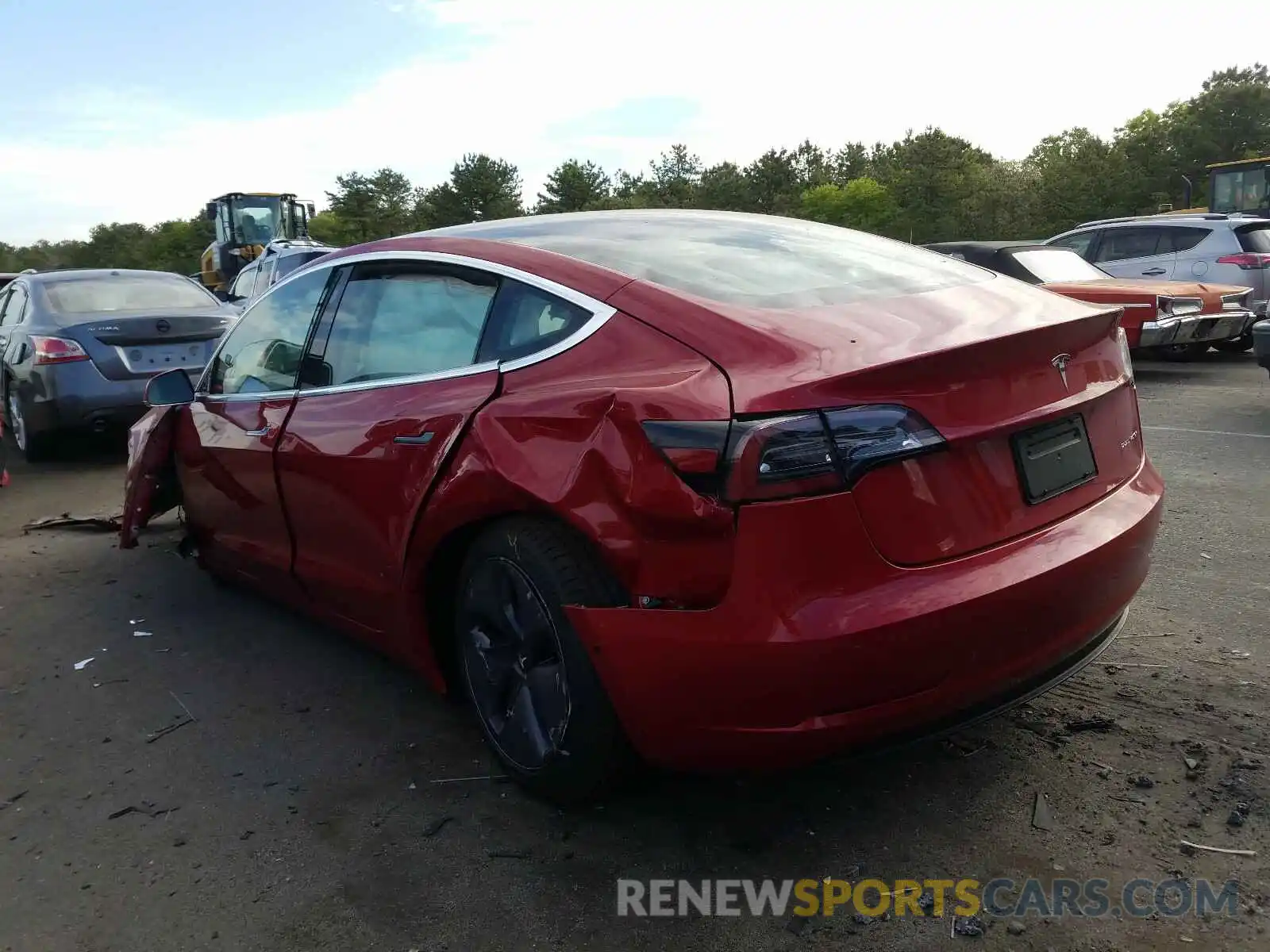 3 Photograph of a damaged car 5YJ3E1EB8LF719971 TESLA MODEL 3 2020