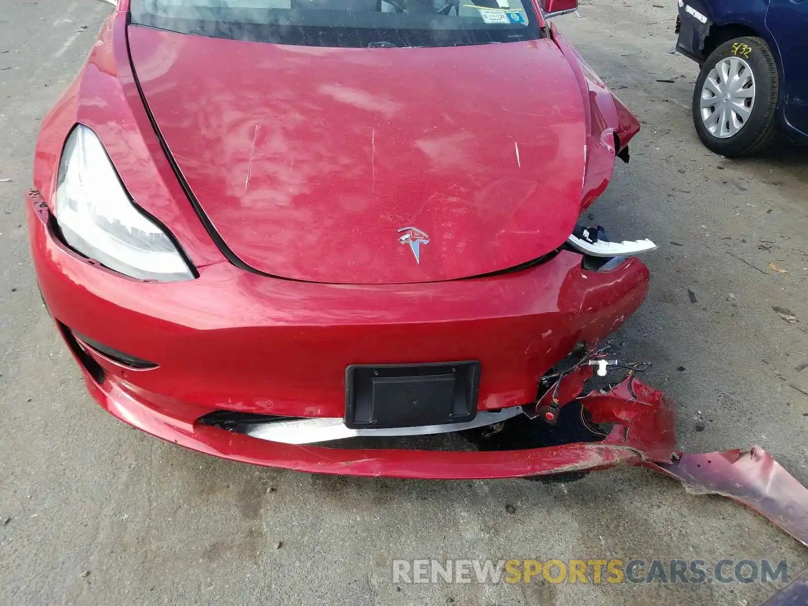 7 Photograph of a damaged car 5YJ3E1EB8LF719971 TESLA MODEL 3 2020