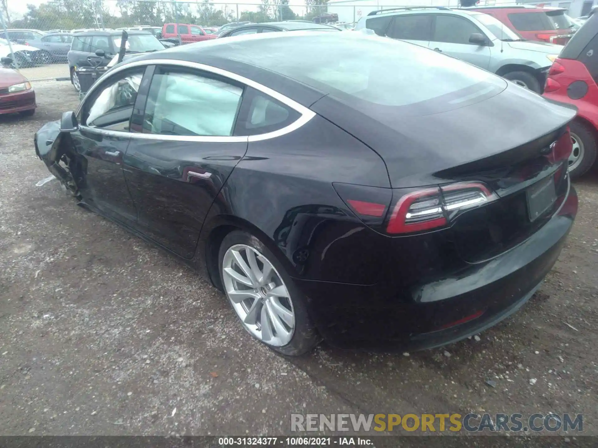 3 Photograph of a damaged car 5YJ3E1EB8LF734809 TESLA MODEL 3 2020