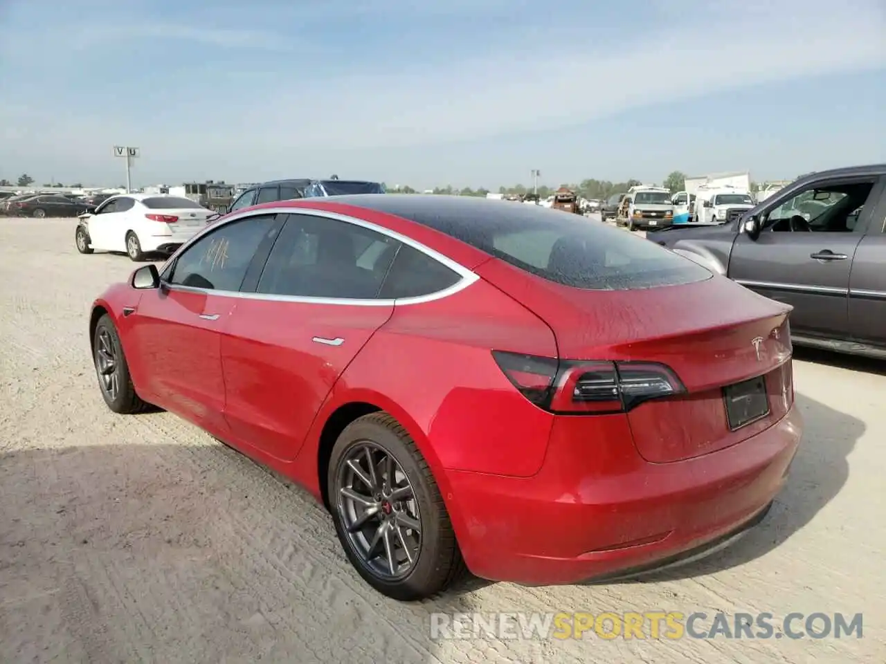 3 Photograph of a damaged car 5YJ3E1EB8LF787039 TESLA MODEL 3 2020