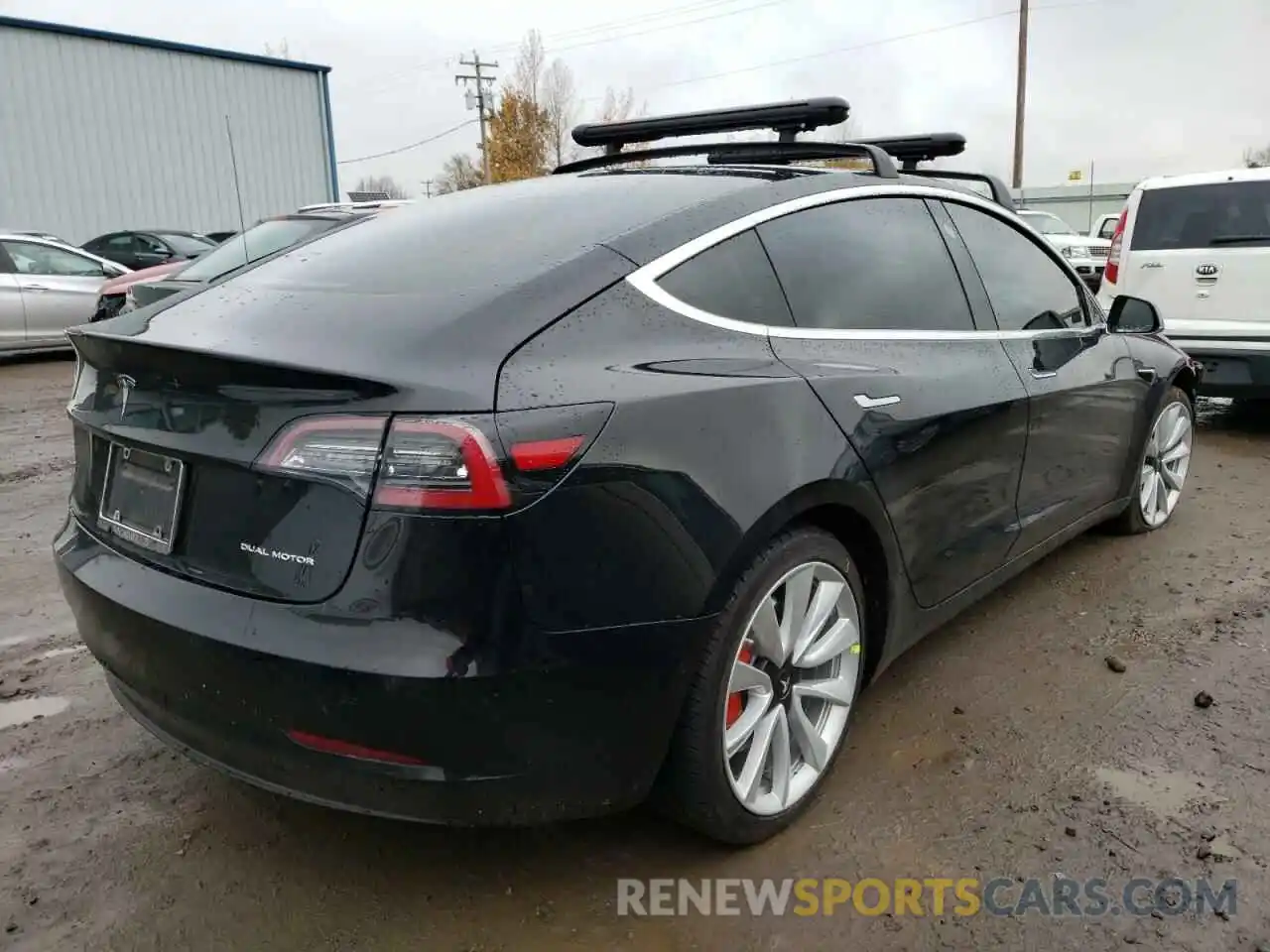 4 Фотография поврежденного автомобиля 5YJ3E1EB8LF787333 TESLA MODEL 3 2020