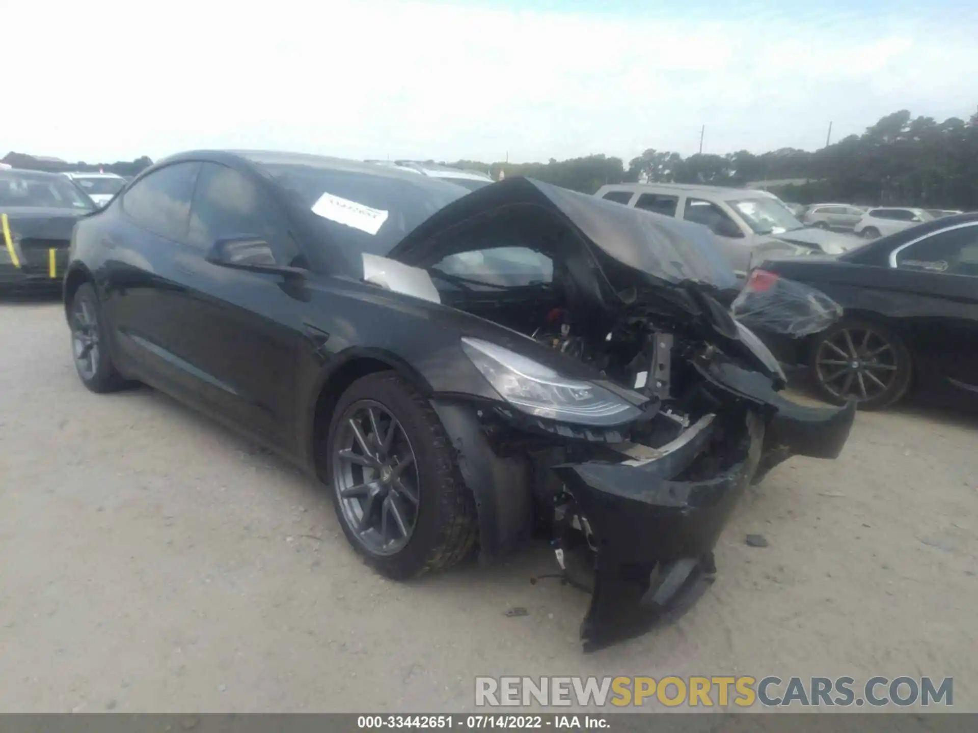 1 Photograph of a damaged car 5YJ3E1EB8LF790233 TESLA MODEL 3 2020