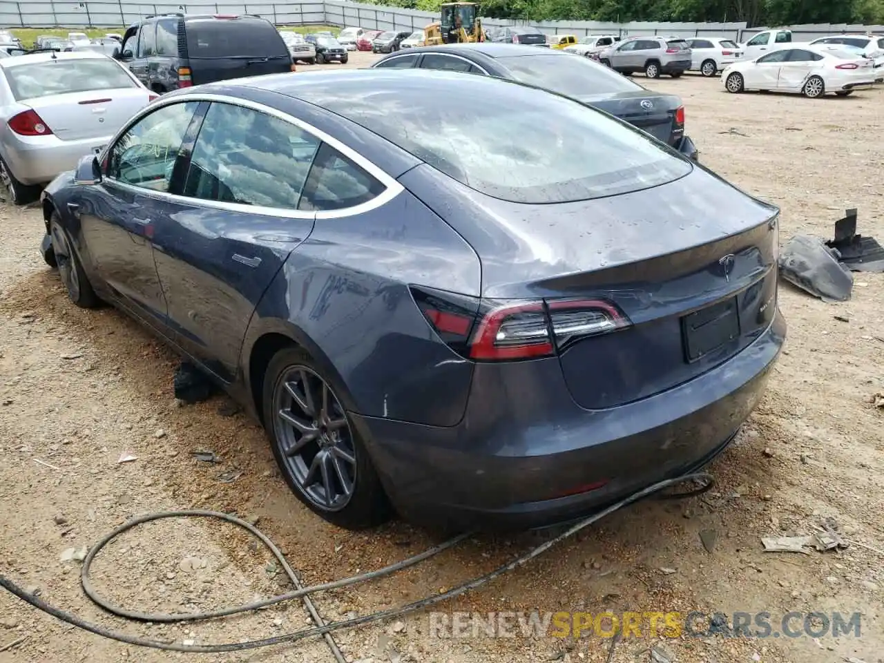 3 Photograph of a damaged car 5YJ3E1EB8LF793584 TESLA MODEL 3 2020