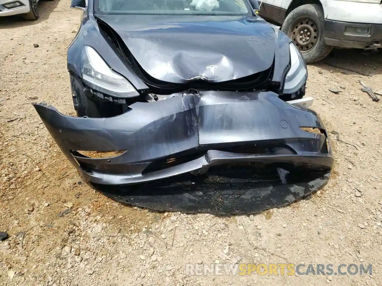 9 Photograph of a damaged car 5YJ3E1EB8LF793584 TESLA MODEL 3 2020