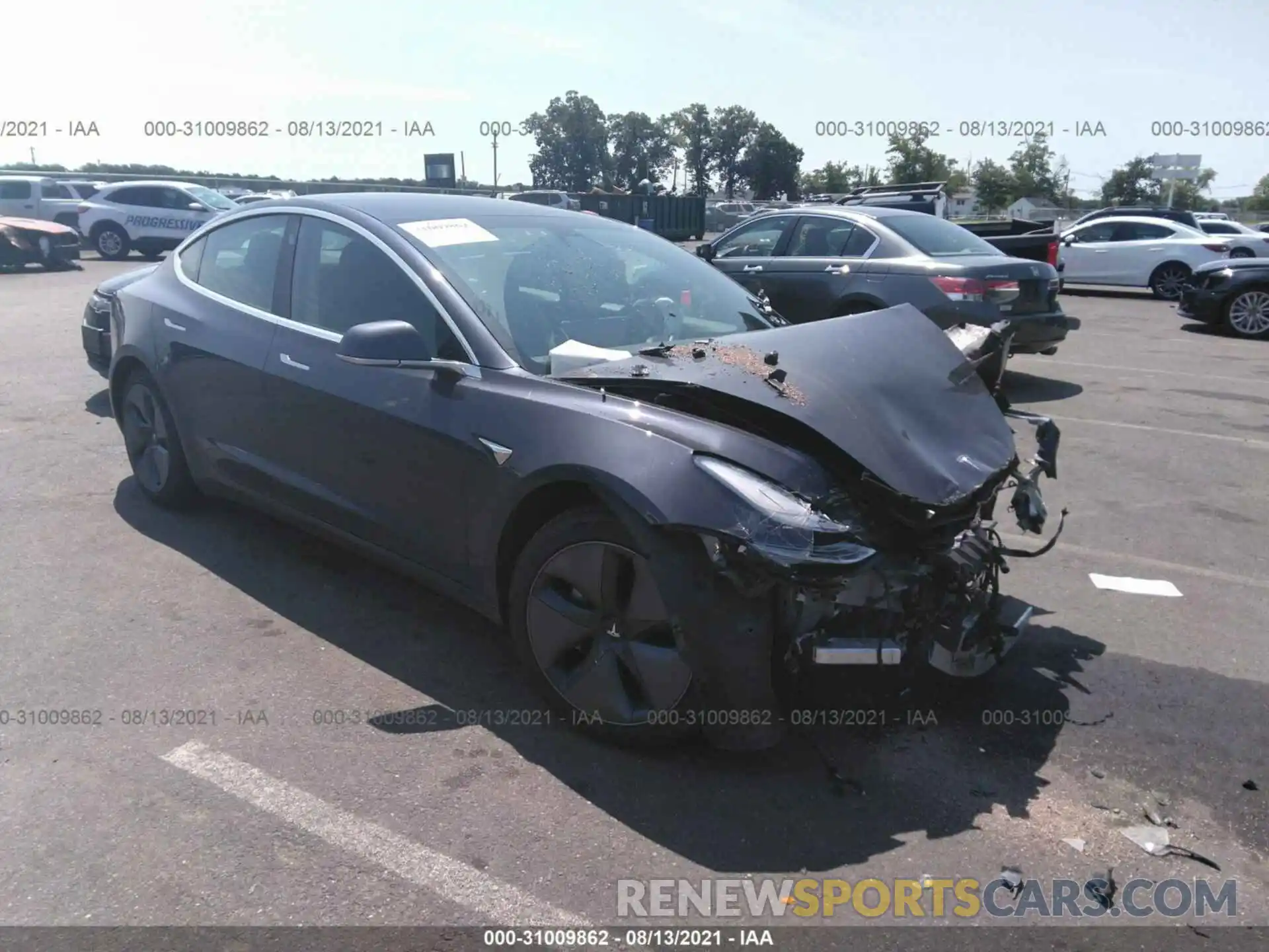 1 Photograph of a damaged car 5YJ3E1EB8LF794718 TESLA MODEL 3 2020