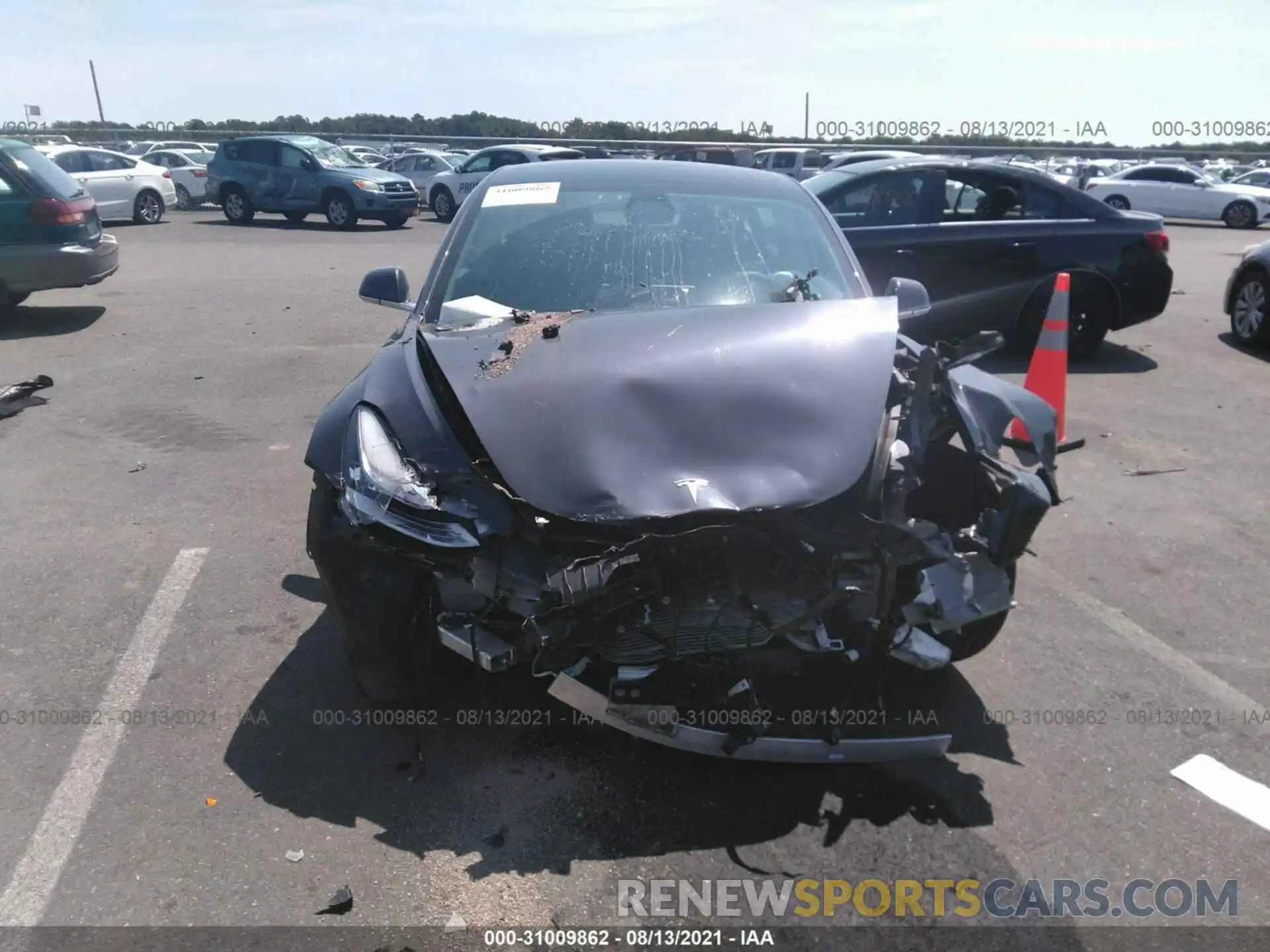 6 Photograph of a damaged car 5YJ3E1EB8LF794718 TESLA MODEL 3 2020