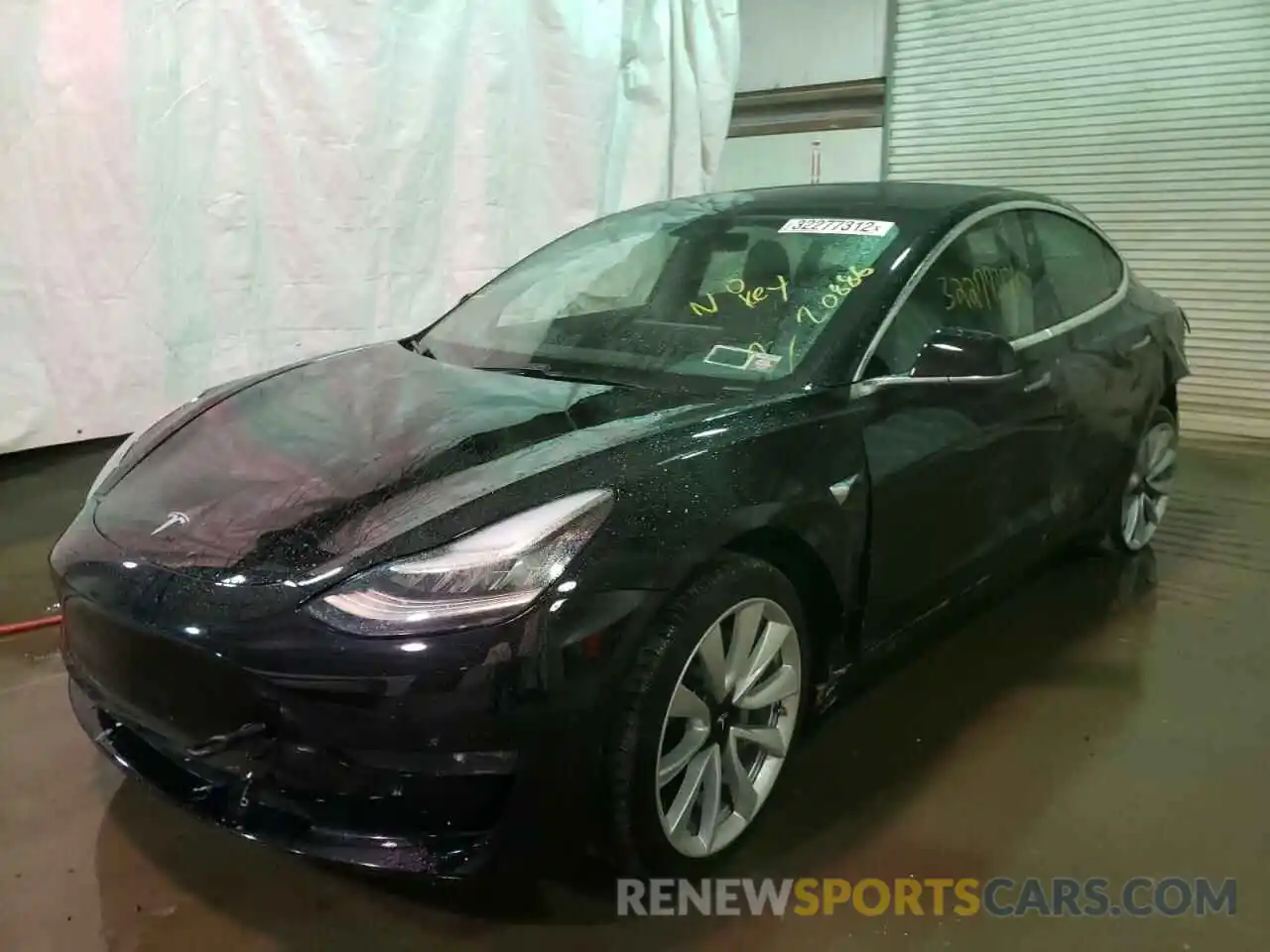 2 Photograph of a damaged car 5YJ3E1EB8LF795285 TESLA MODEL 3 2020