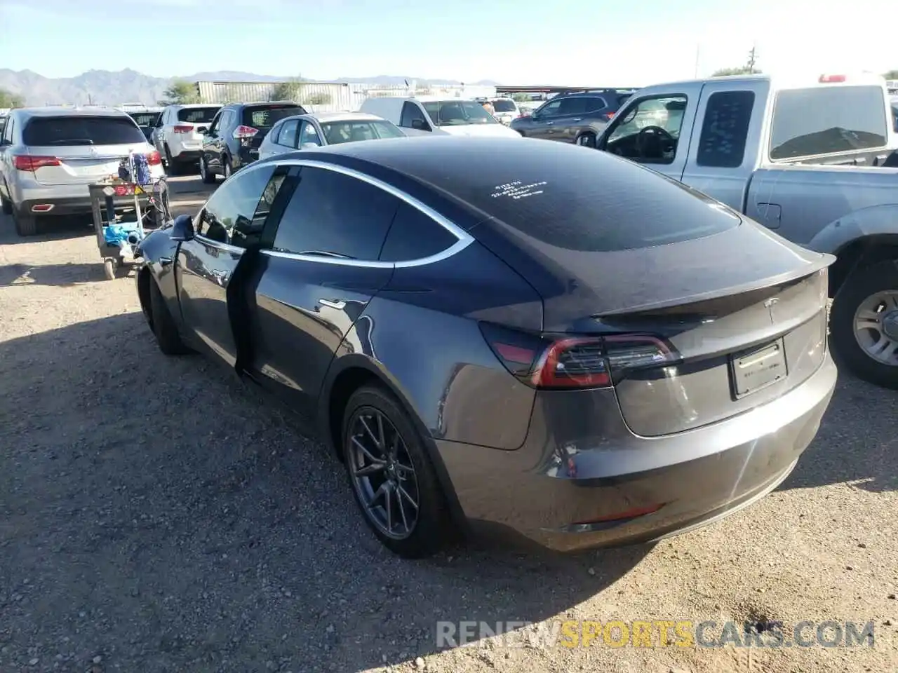 3 Photograph of a damaged car 5YJ3E1EB8LF800811 TESLA MODEL 3 2020