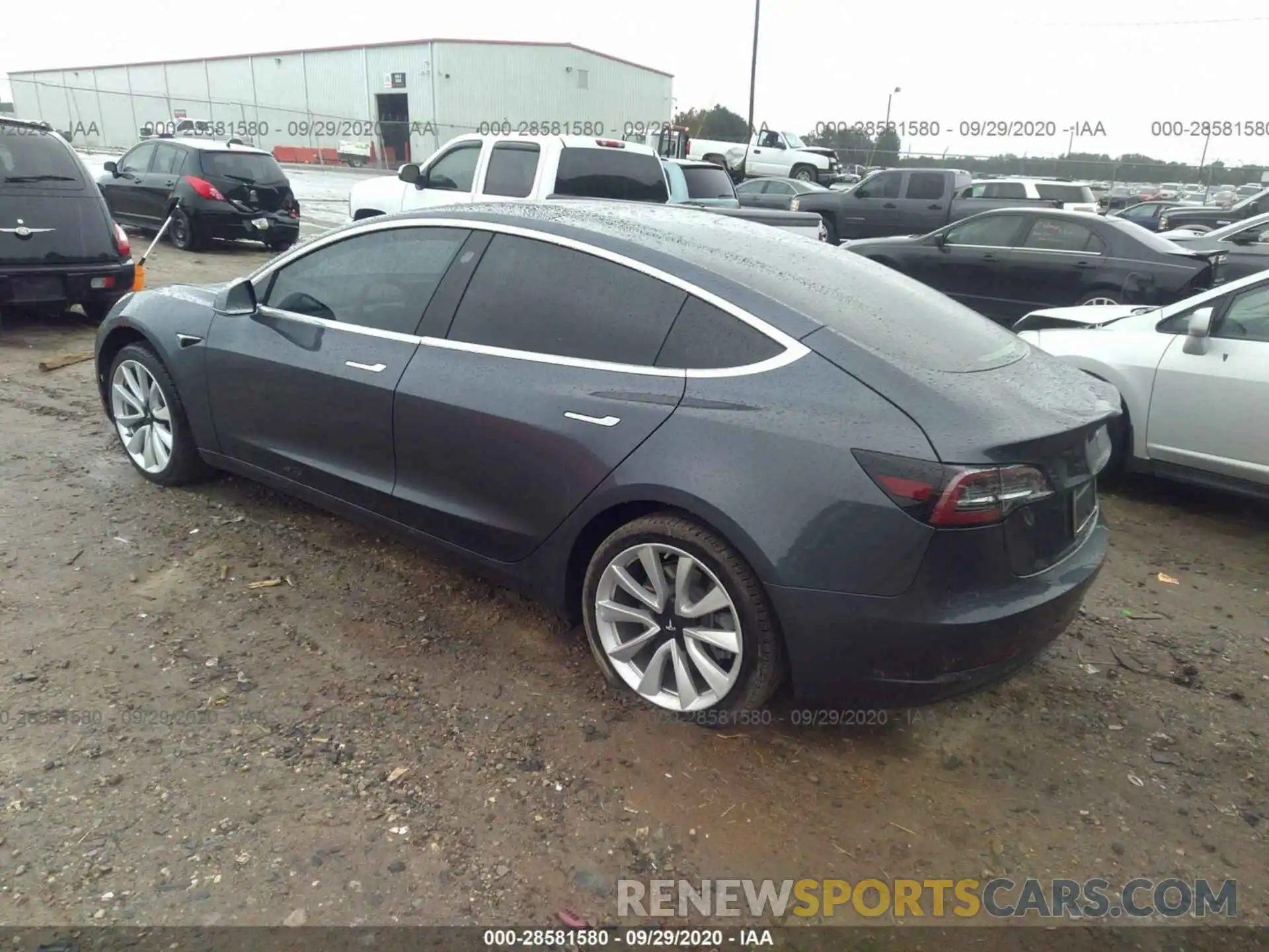 3 Photograph of a damaged car 5YJ3E1EB9LF620169 TESLA MODEL 3 2020