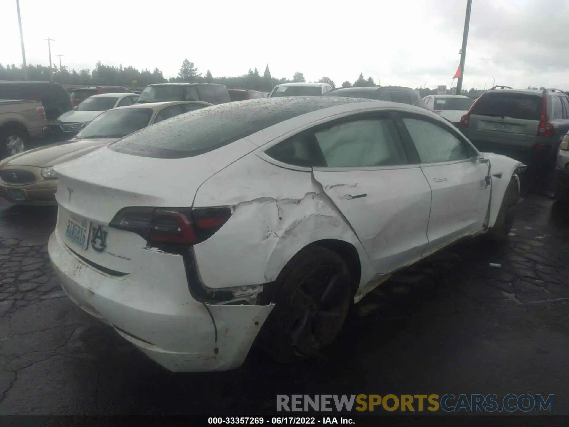 6 Photograph of a damaged car 5YJ3E1EB9LF637537 TESLA MODEL 3 2020