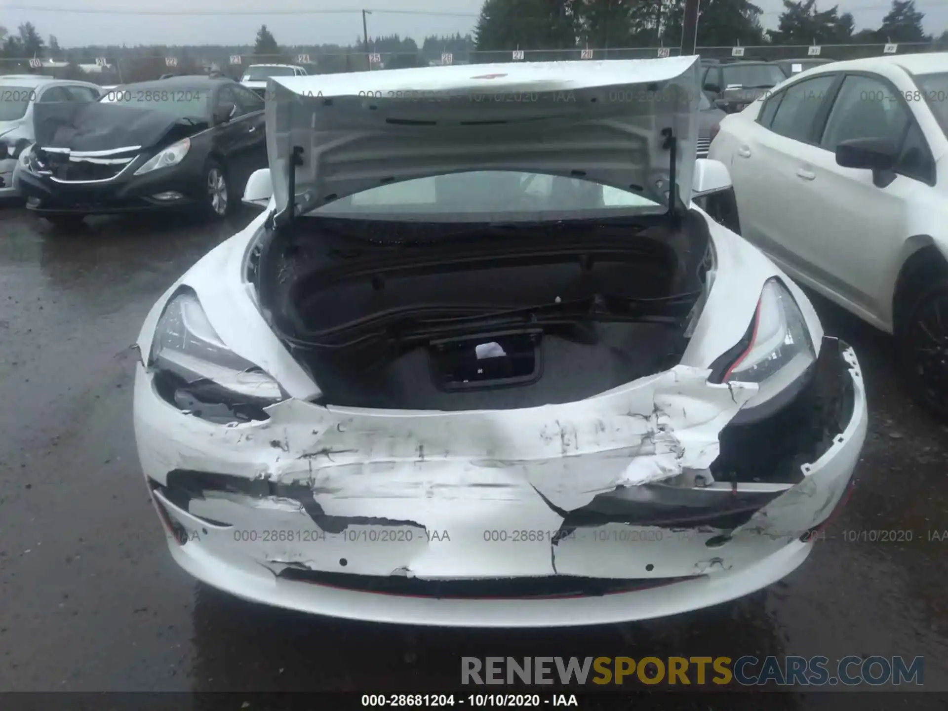 6 Photograph of a damaged car 5YJ3E1EB9LF640289 TESLA MODEL 3 2020