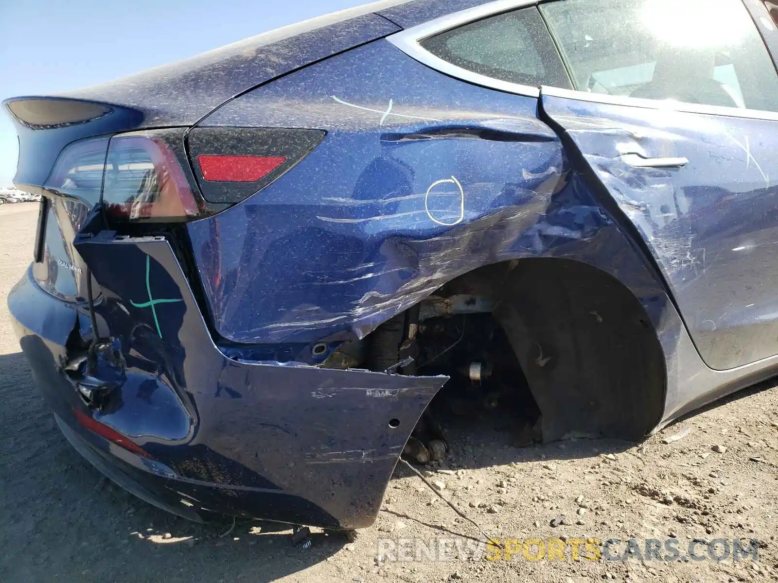 9 Photograph of a damaged car 5YJ3E1EB9LF640308 TESLA MODEL 3 2020