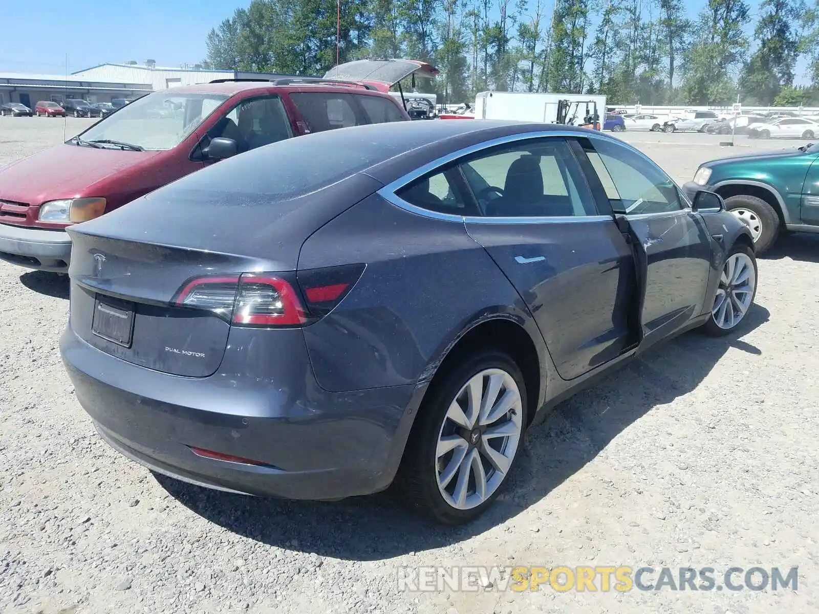 4 Photograph of a damaged car 5YJ3E1EB9LF646545 TESLA MODEL 3 2020