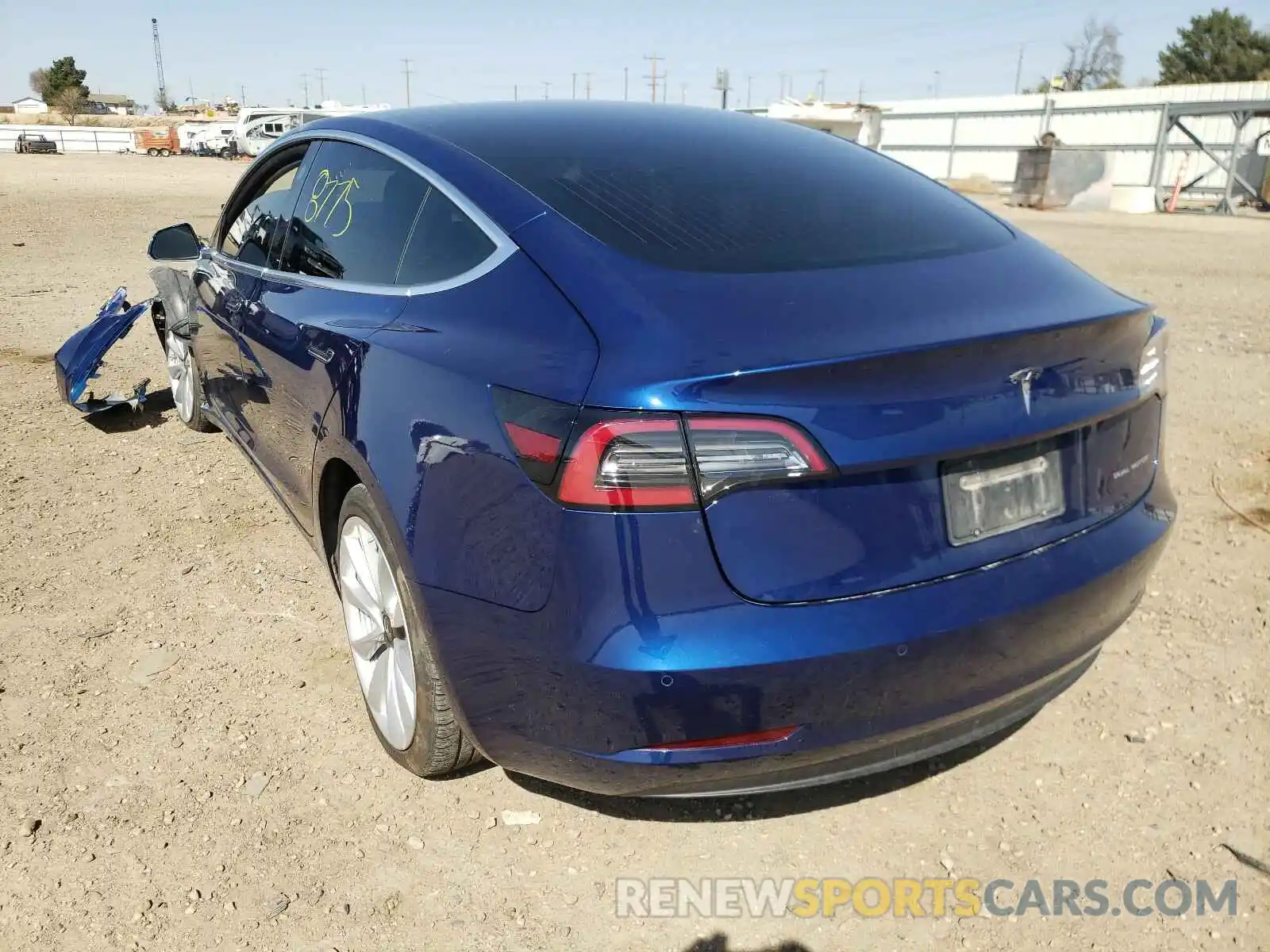 3 Photograph of a damaged car 5YJ3E1EB9LF647968 TESLA MODEL 3 2020