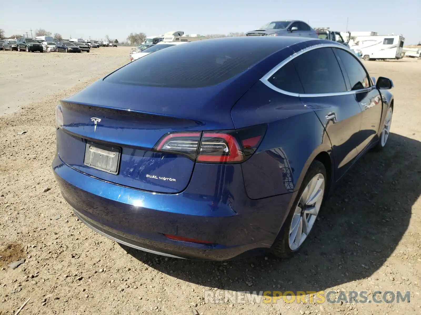 4 Photograph of a damaged car 5YJ3E1EB9LF647968 TESLA MODEL 3 2020