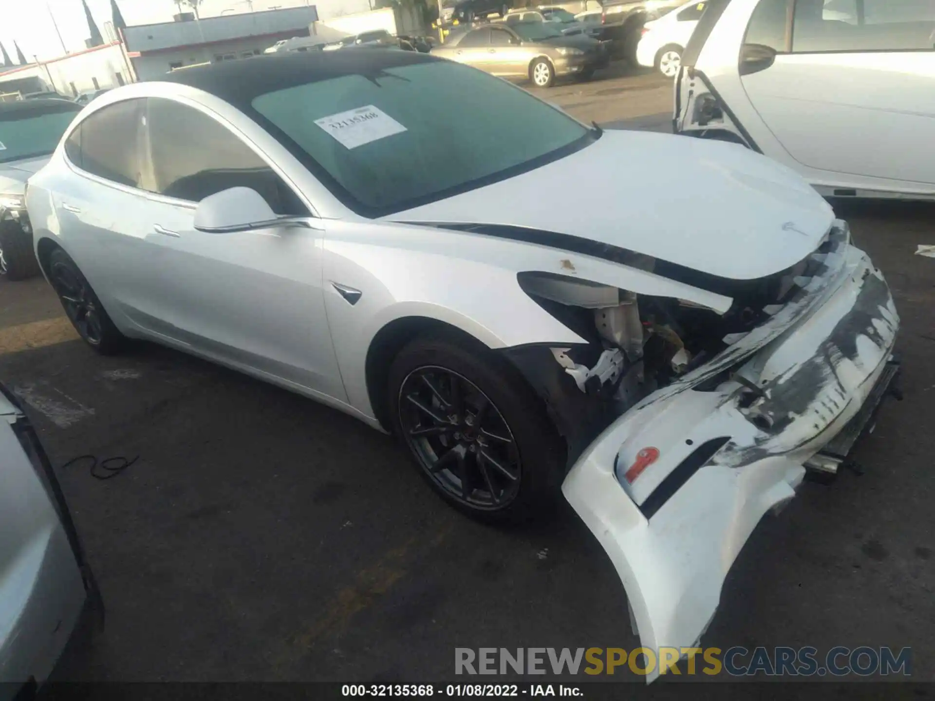 1 Photograph of a damaged car 5YJ3E1EB9LF651860 TESLA MODEL 3 2020