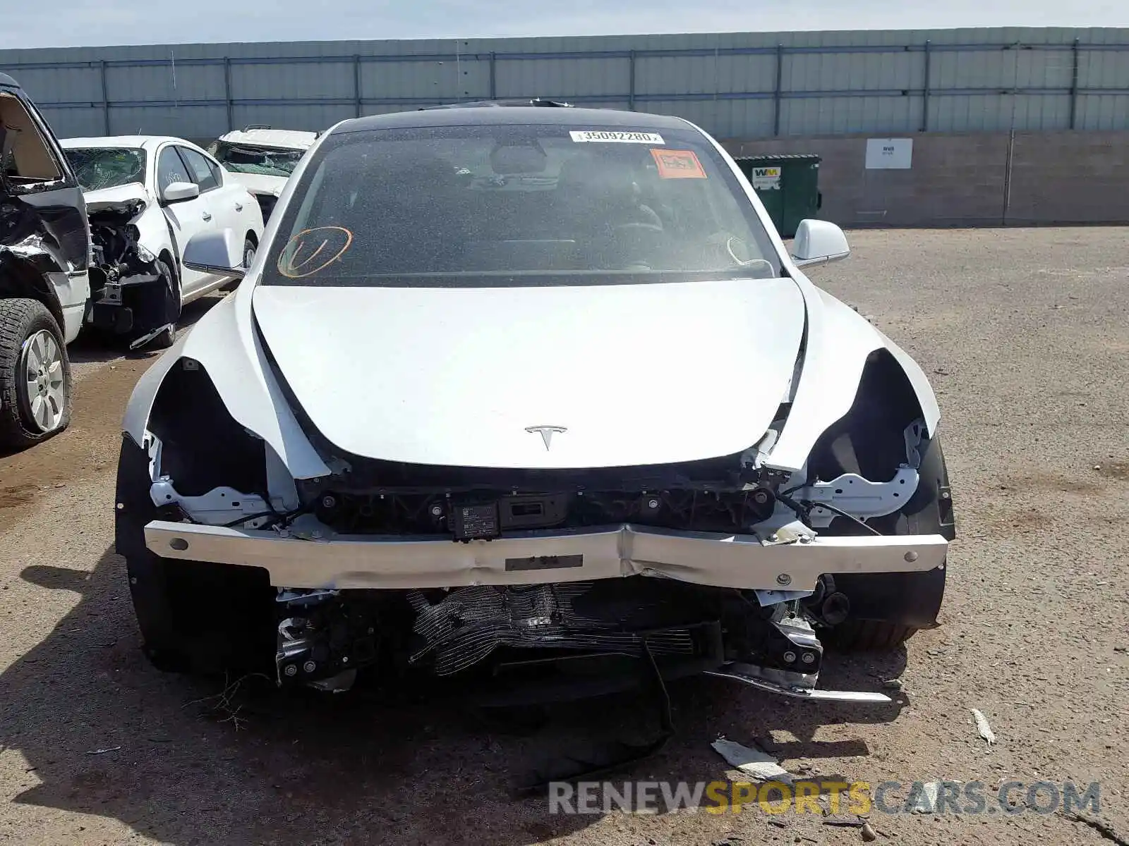 9 Photograph of a damaged car 5YJ3E1EB9LF665175 TESLA MODEL 3 2020