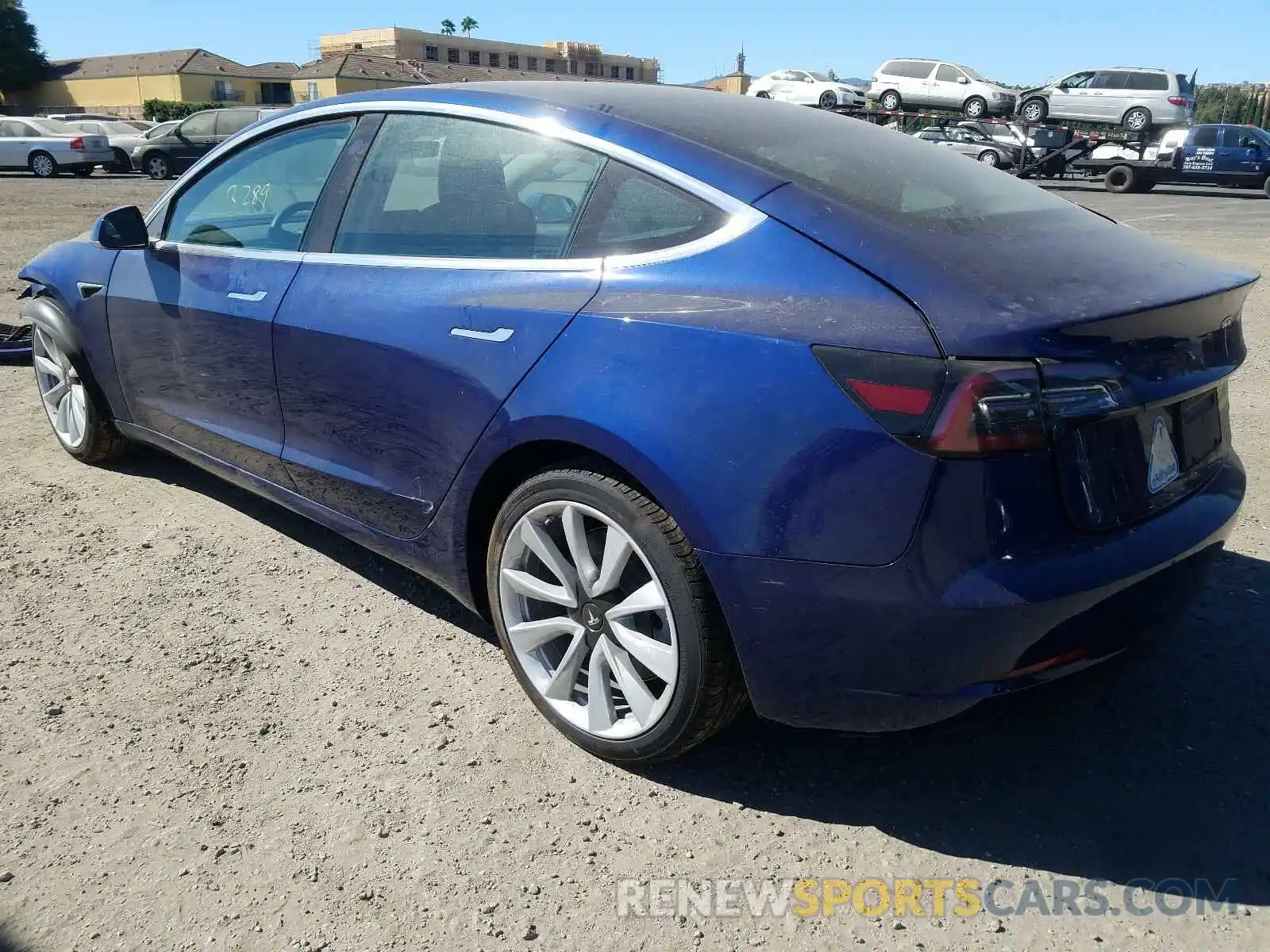 3 Photograph of a damaged car 5YJ3E1EB9LF667217 TESLA MODEL 3 2020