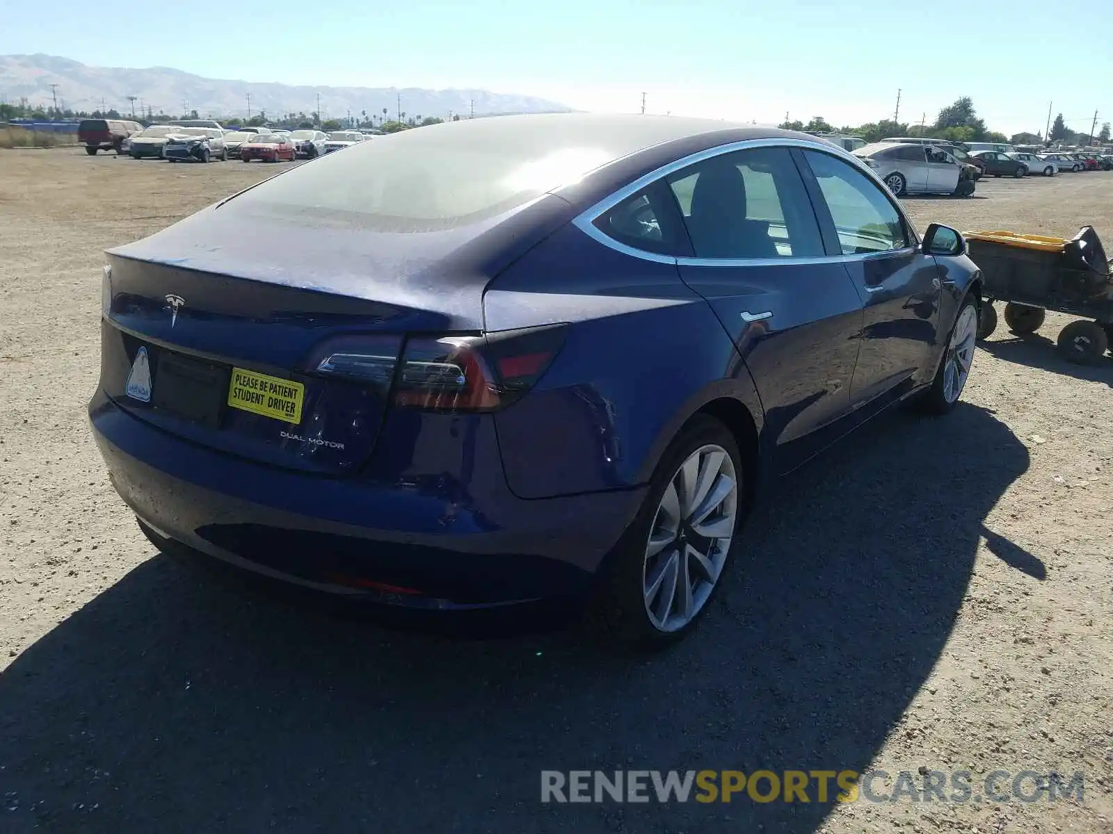 4 Photograph of a damaged car 5YJ3E1EB9LF667217 TESLA MODEL 3 2020