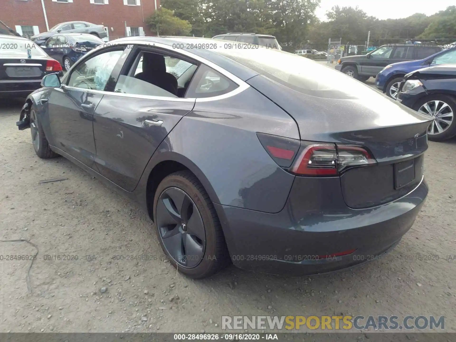 3 Photograph of a damaged car 5YJ3E1EB9LF710924 TESLA MODEL 3 2020