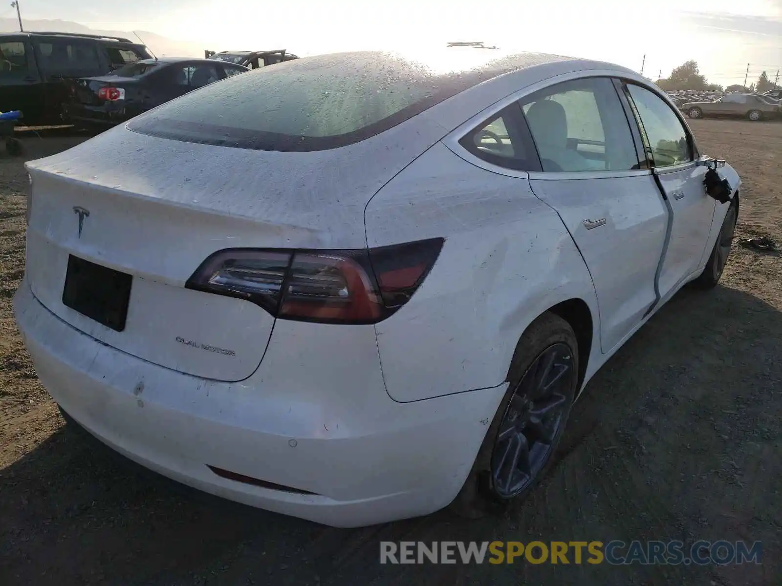 4 Photograph of a damaged car 5YJ3E1EB9LF720076 TESLA MODEL 3 2020